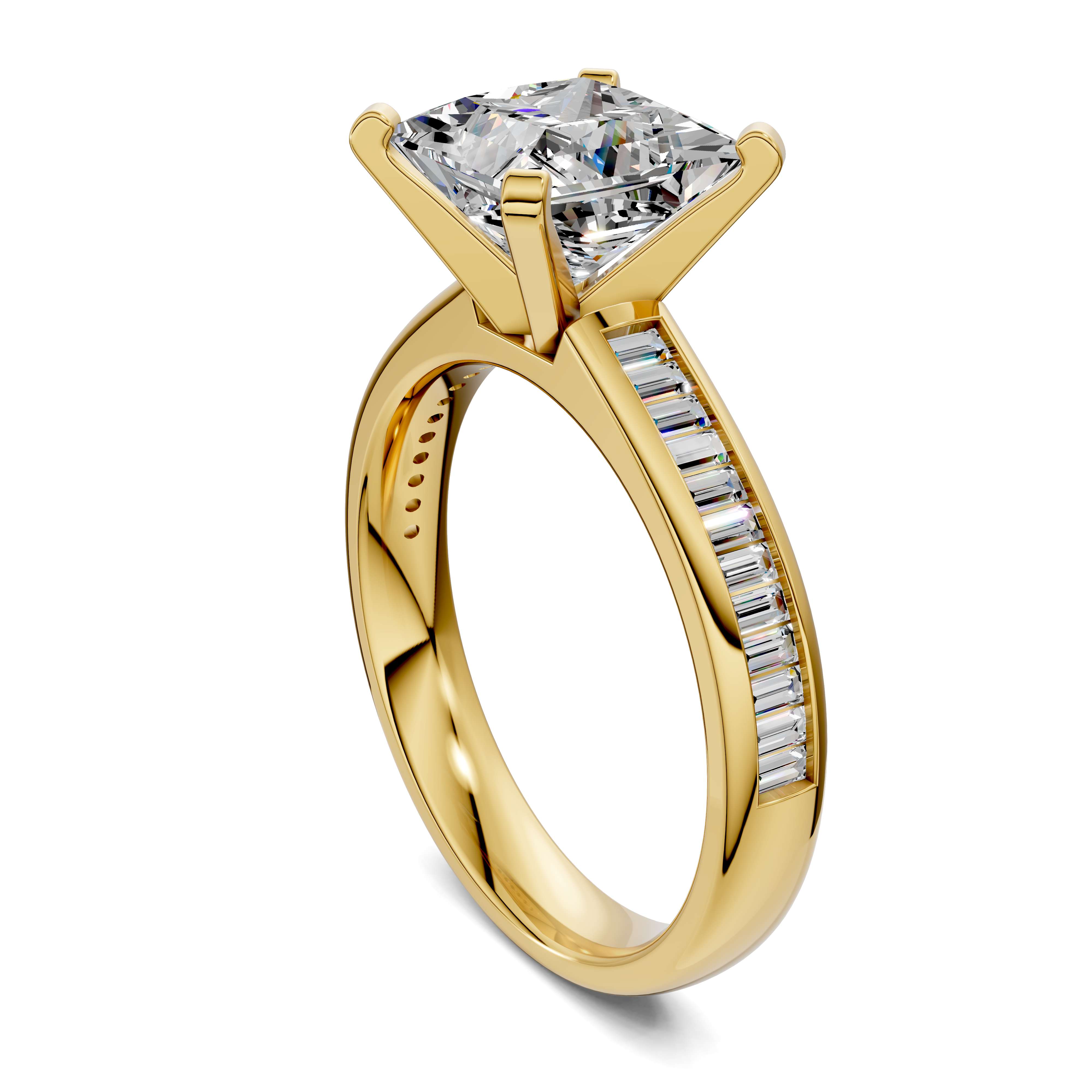 Paige Baguette Channel Set Ring