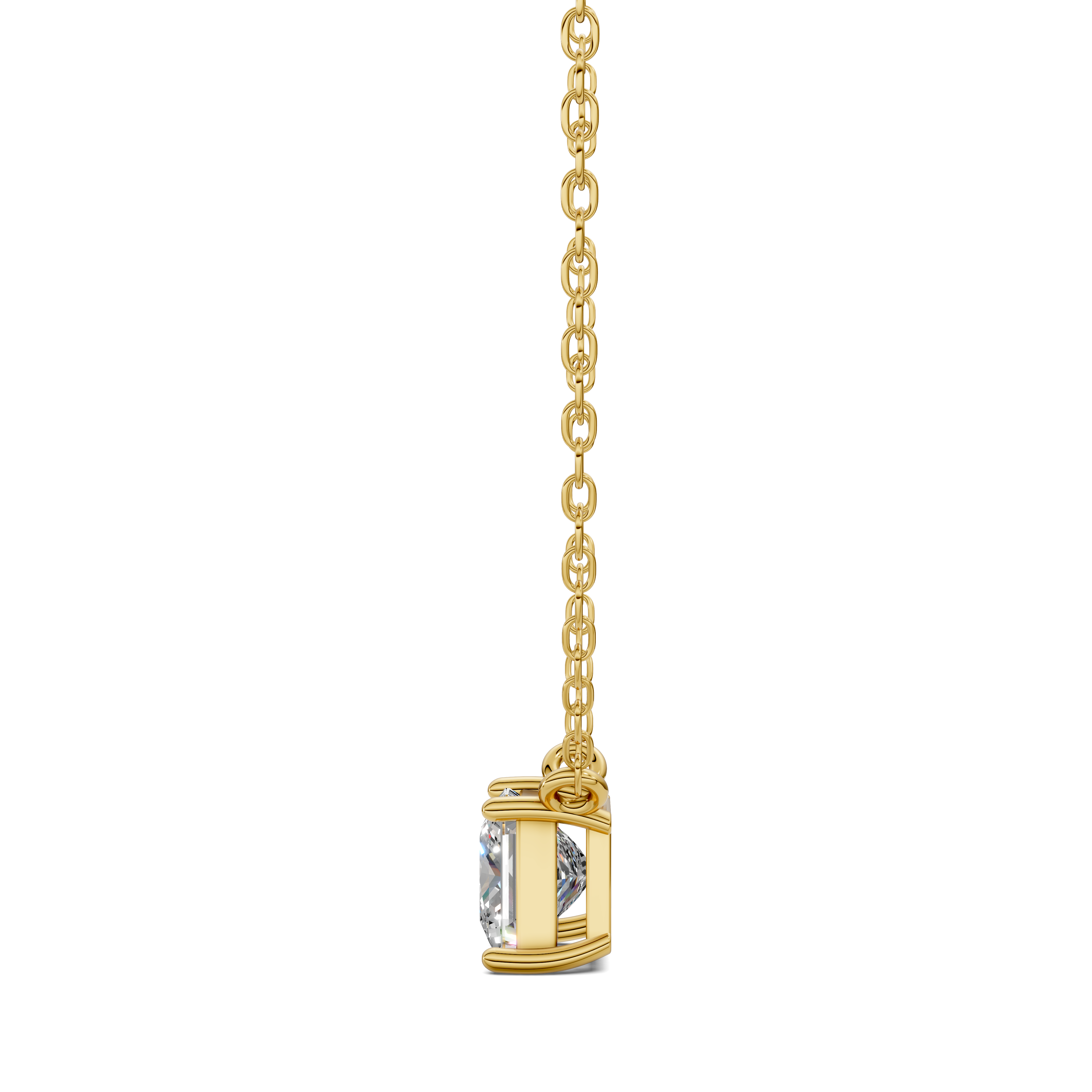 Princess Solitaire Pendant (1.5 CTW)