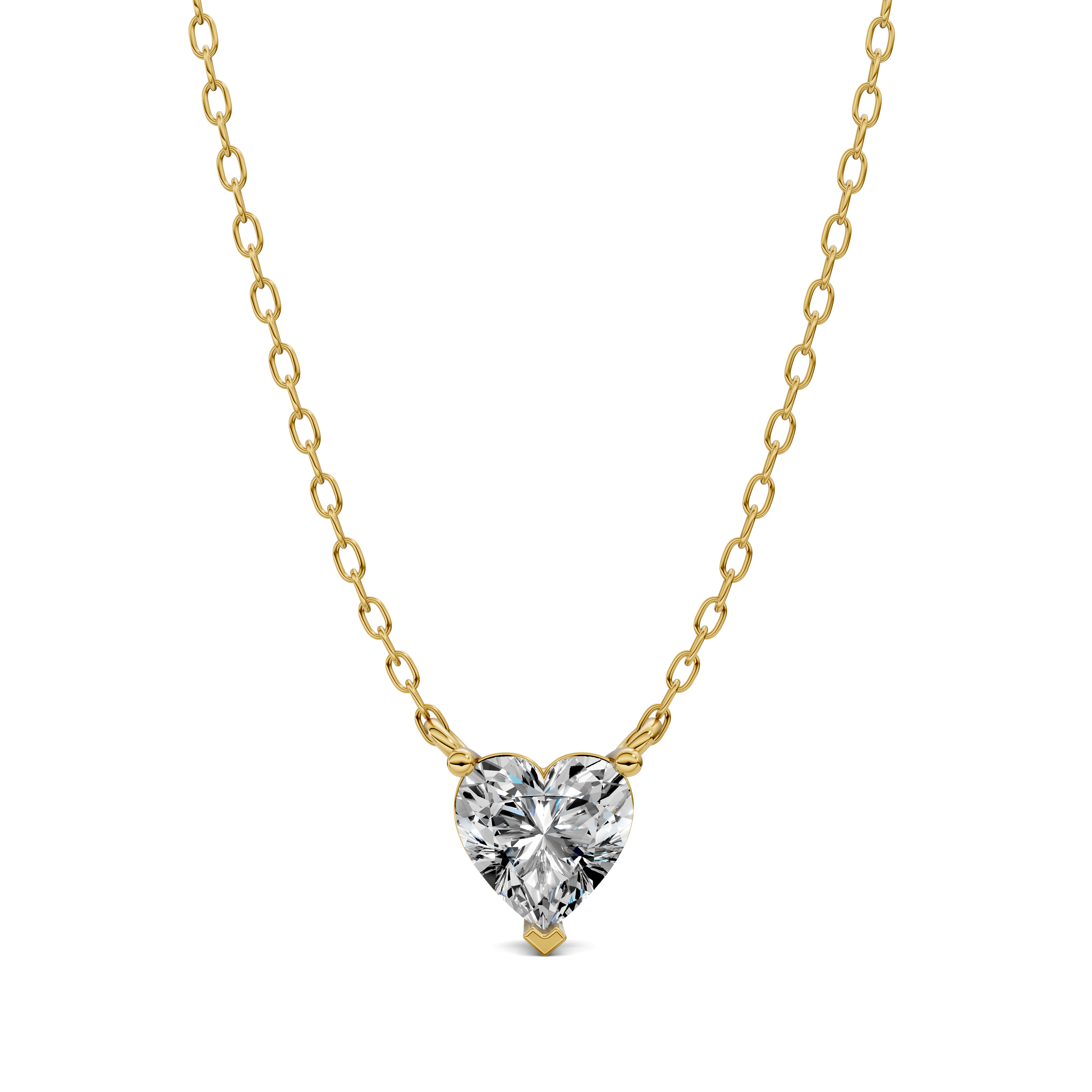 Heart Solitaire Pendant (1.5 CTW)