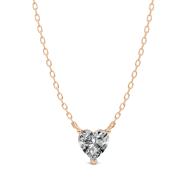Heart Solitaire Pendant (1.5 CTW)