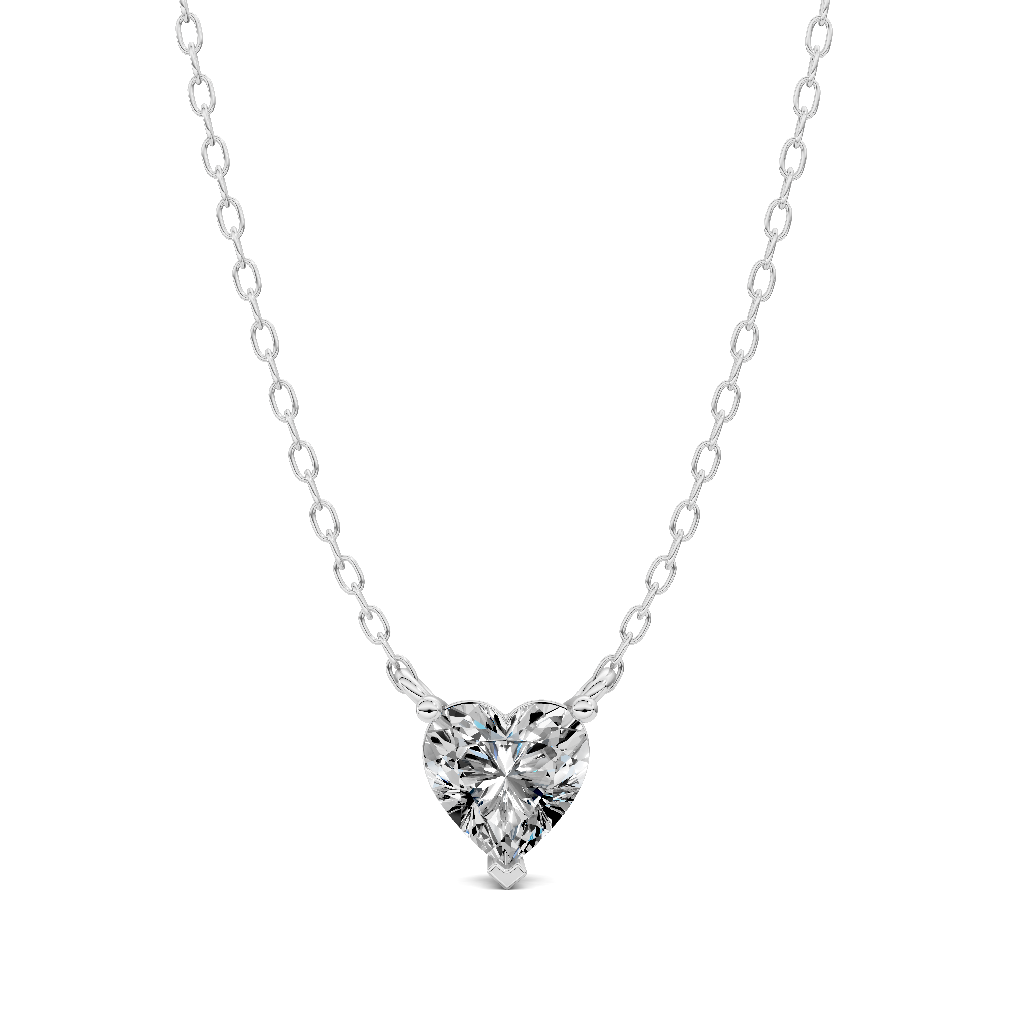 Heart Solitaire Pendant (1.5 CTW)
