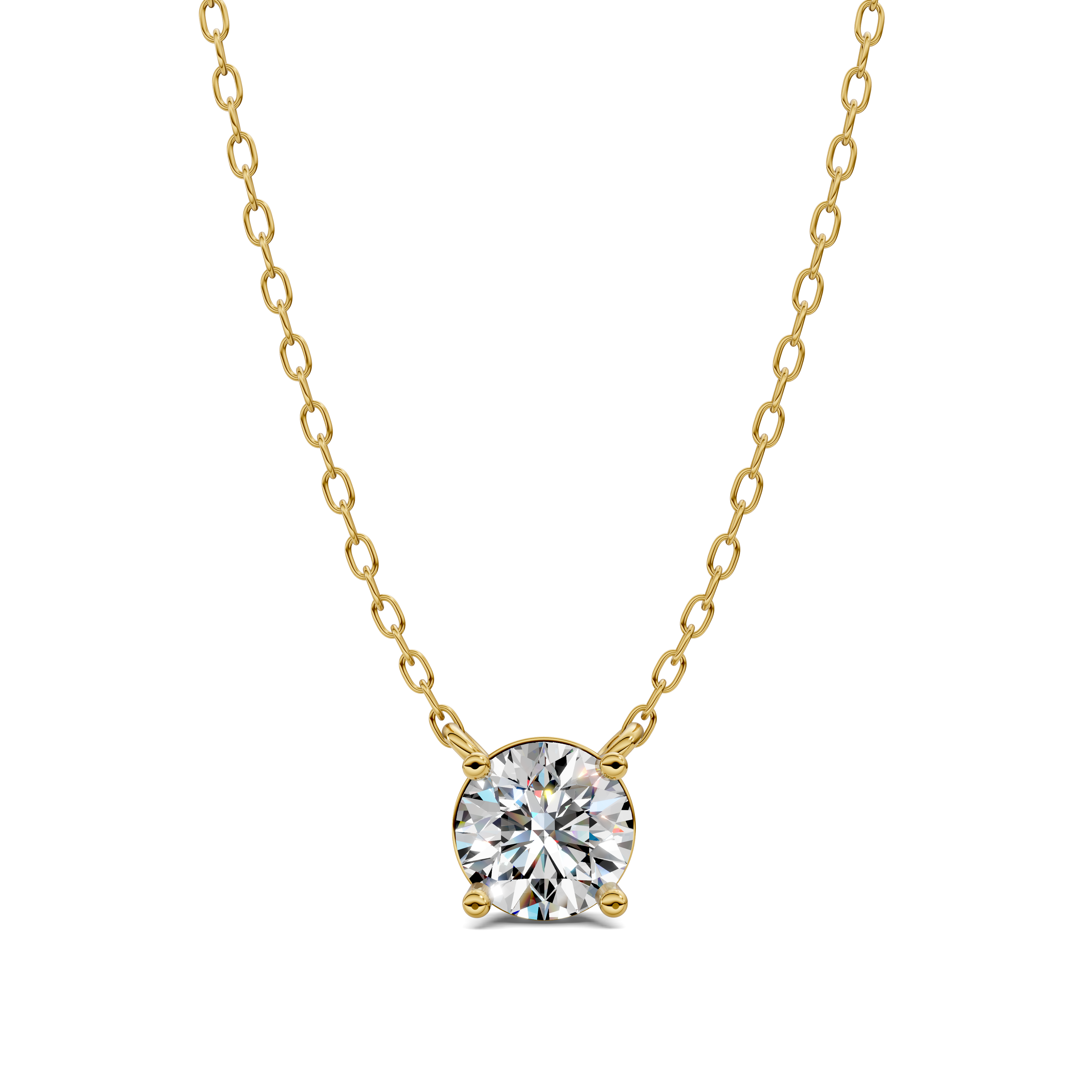 Round Solitaire Pendant (1.5 CTW)