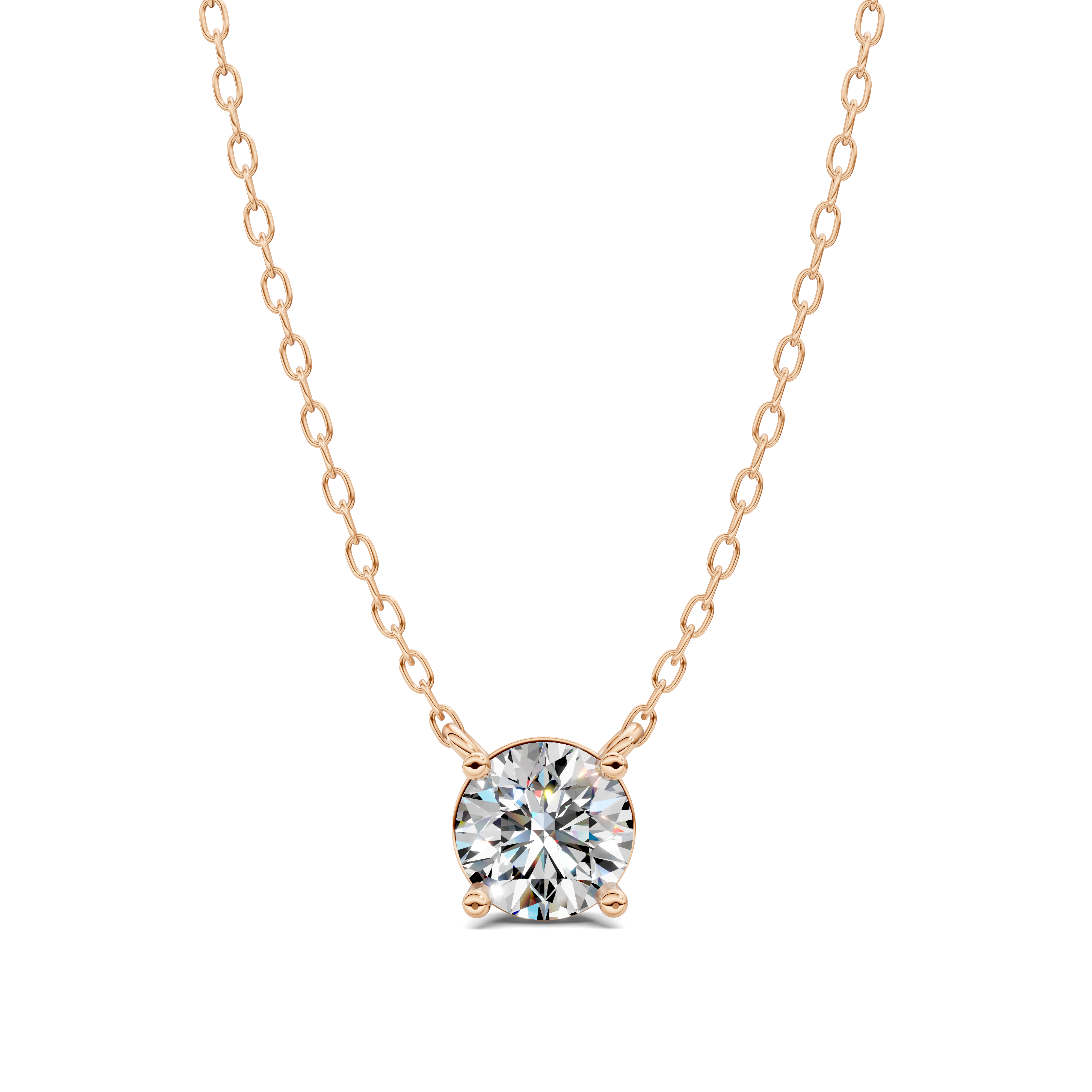 Round Solitaire Pendant (1.5 CTW)