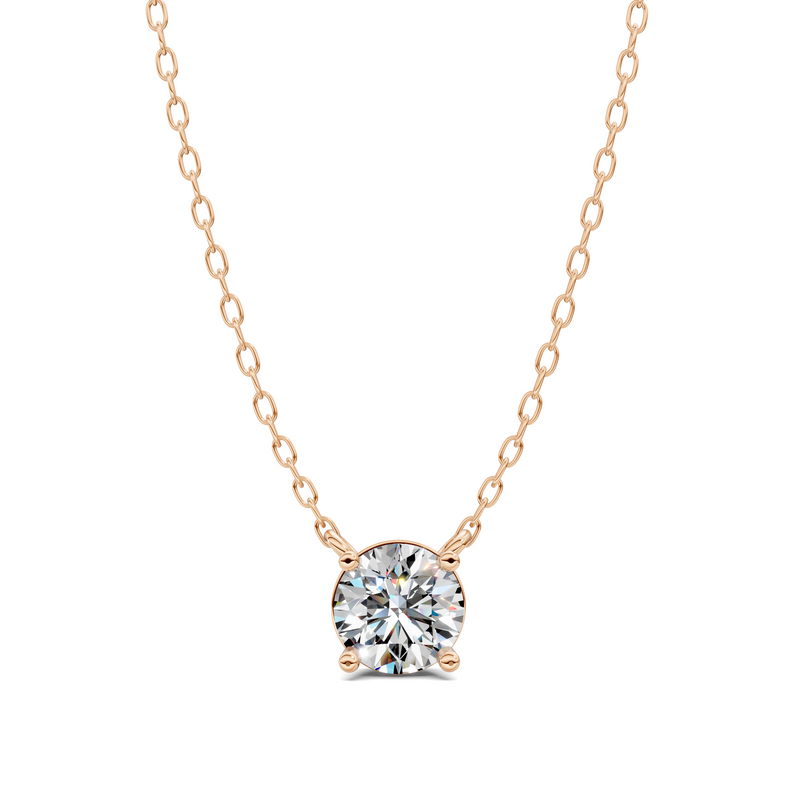 Round Solitaire Pendant (1.5 CTW)