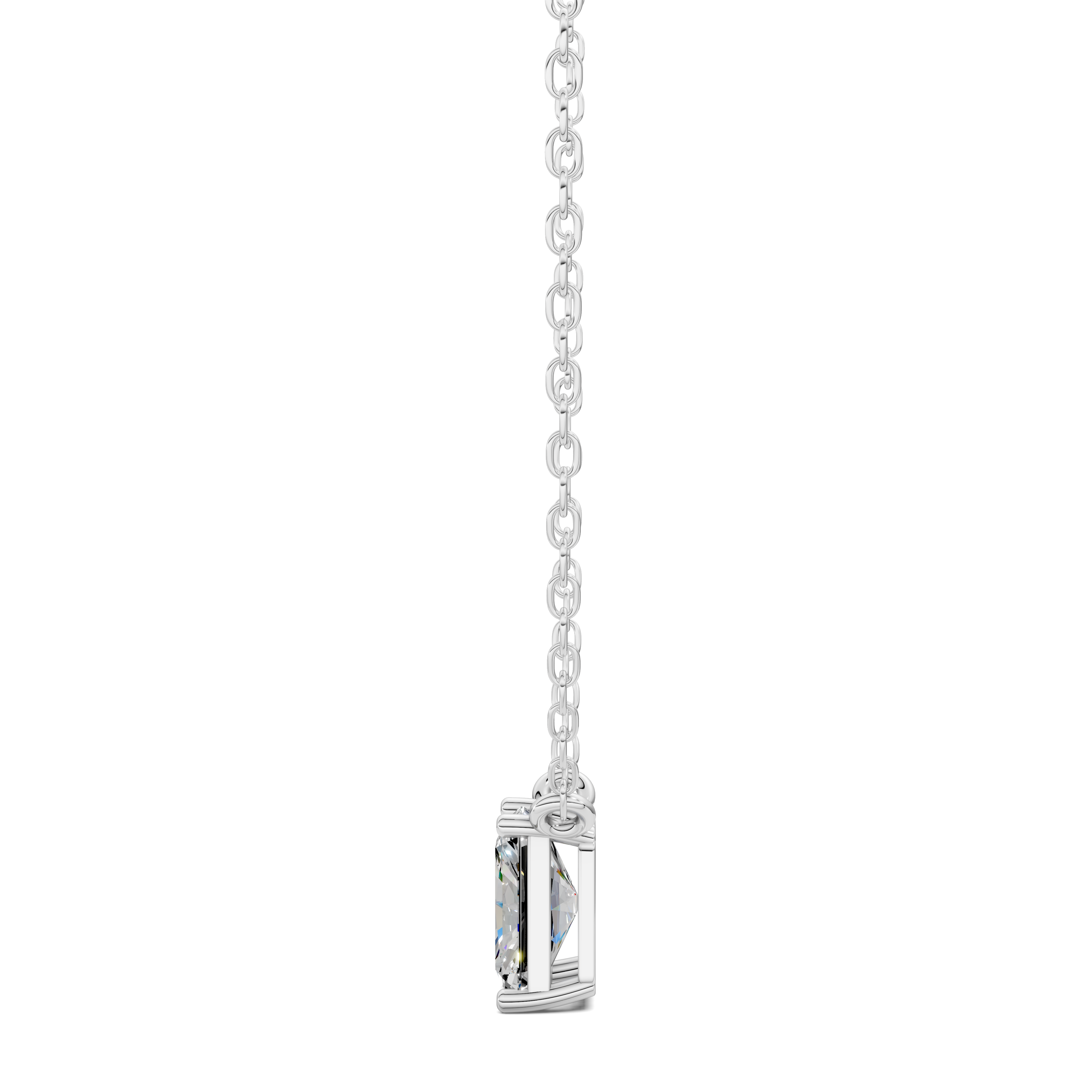 Radiant Solitaire Pendant (1.5 CTW)