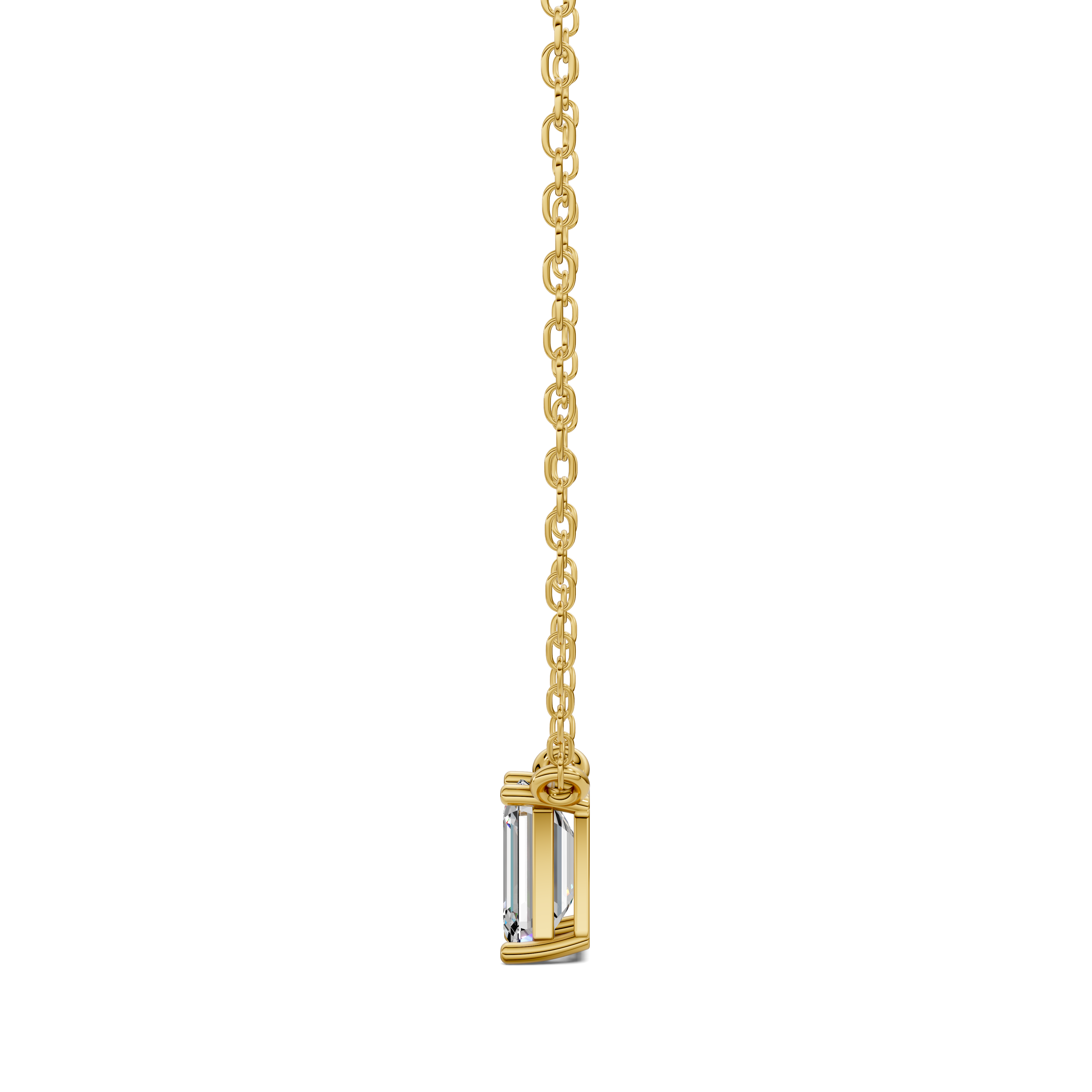 Emerald Solitaire Pendant (1.5 CTW)