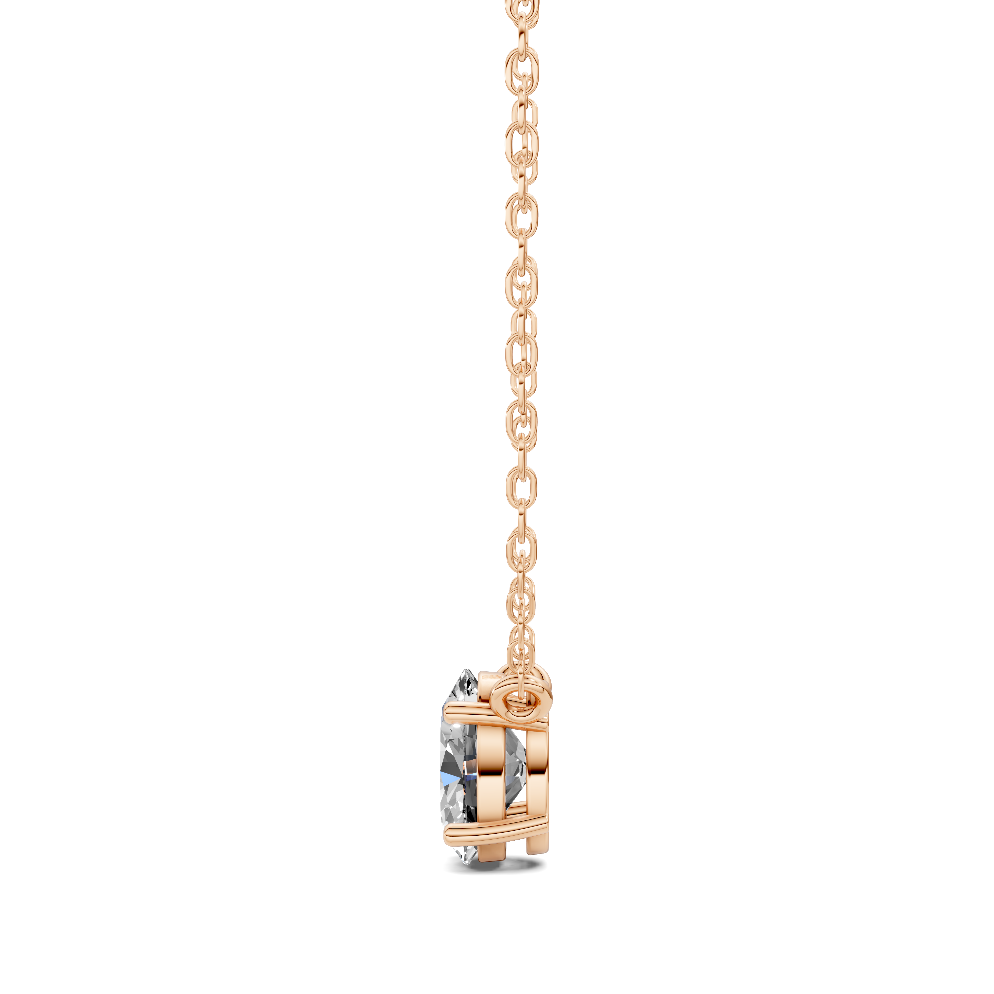 Oval Solitaire Pendant (1.5 CTW)