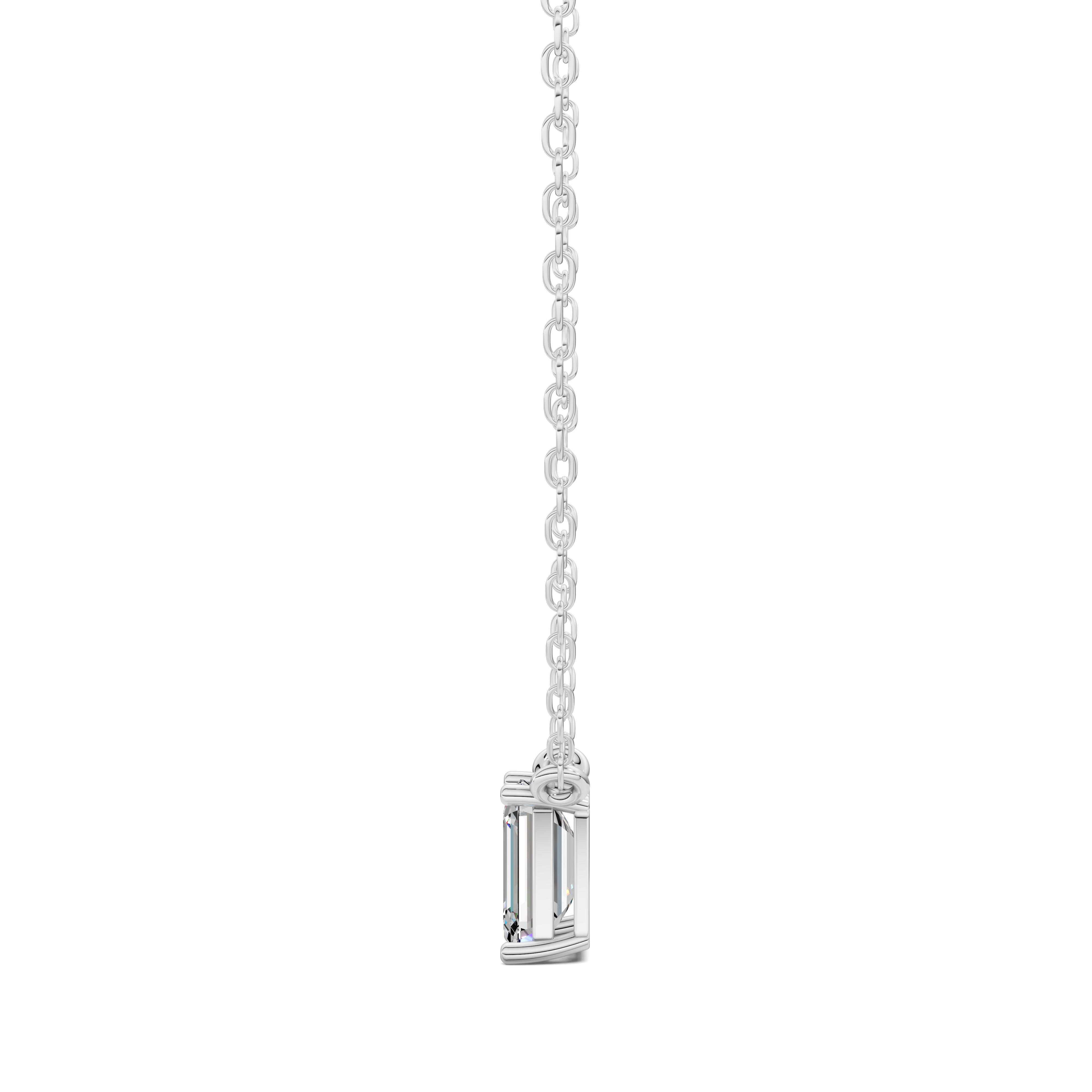 Emerald Solitaire Pendant (1.5 CTW)