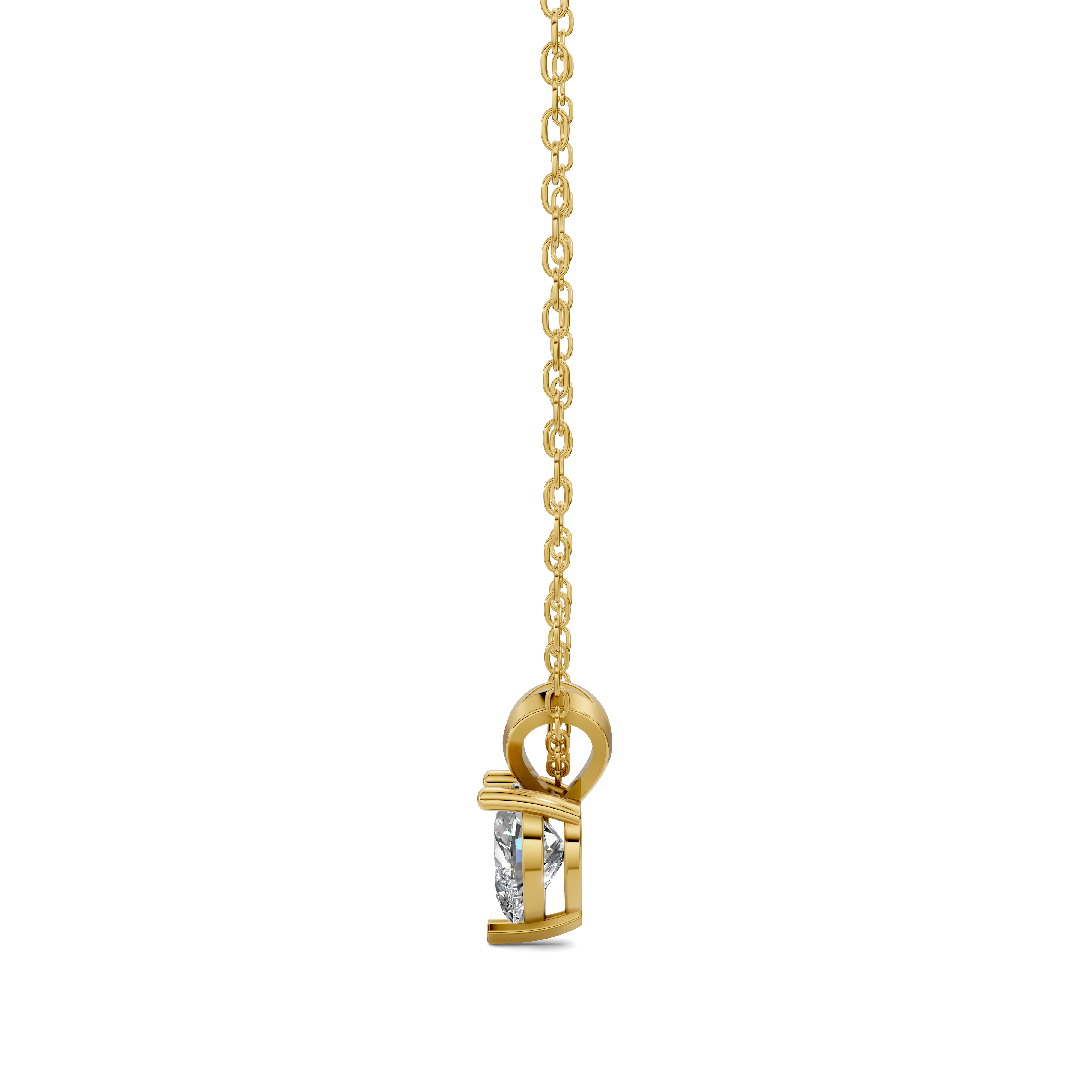 Heart Split Bail Diamond Pendant (1.50 CTW)