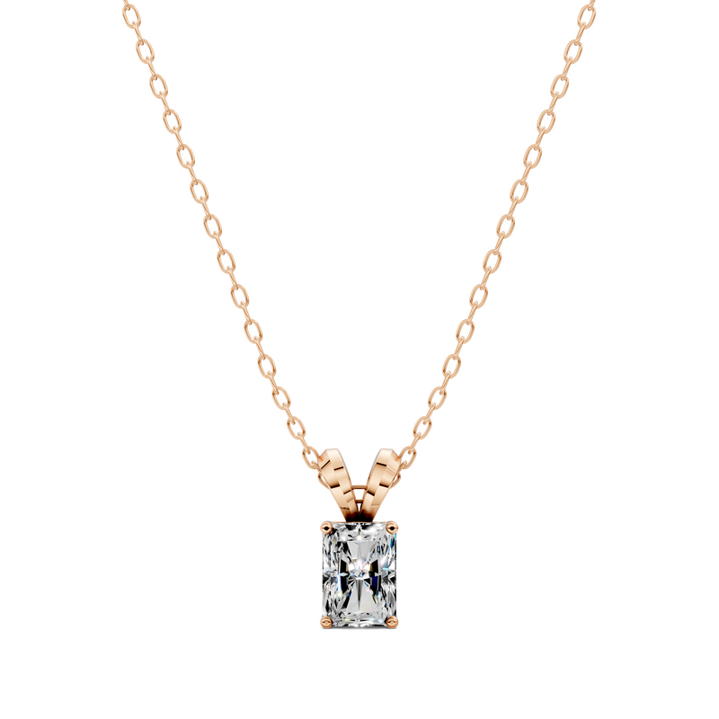 Radiant Split Bail Diamond Pendant (1.50 CTW)
