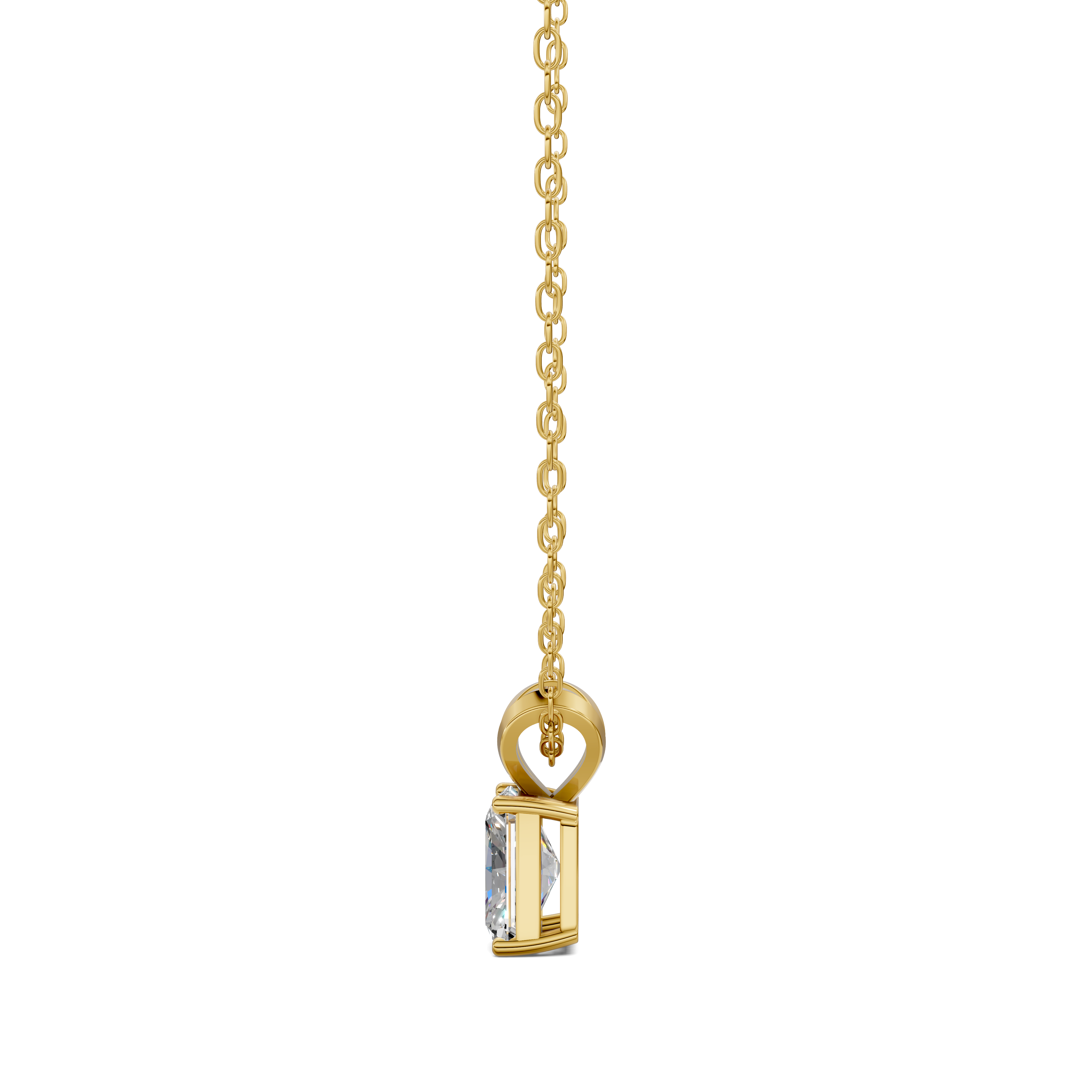 Radiant Split Bail Diamond Pendant (1.50 CTW)