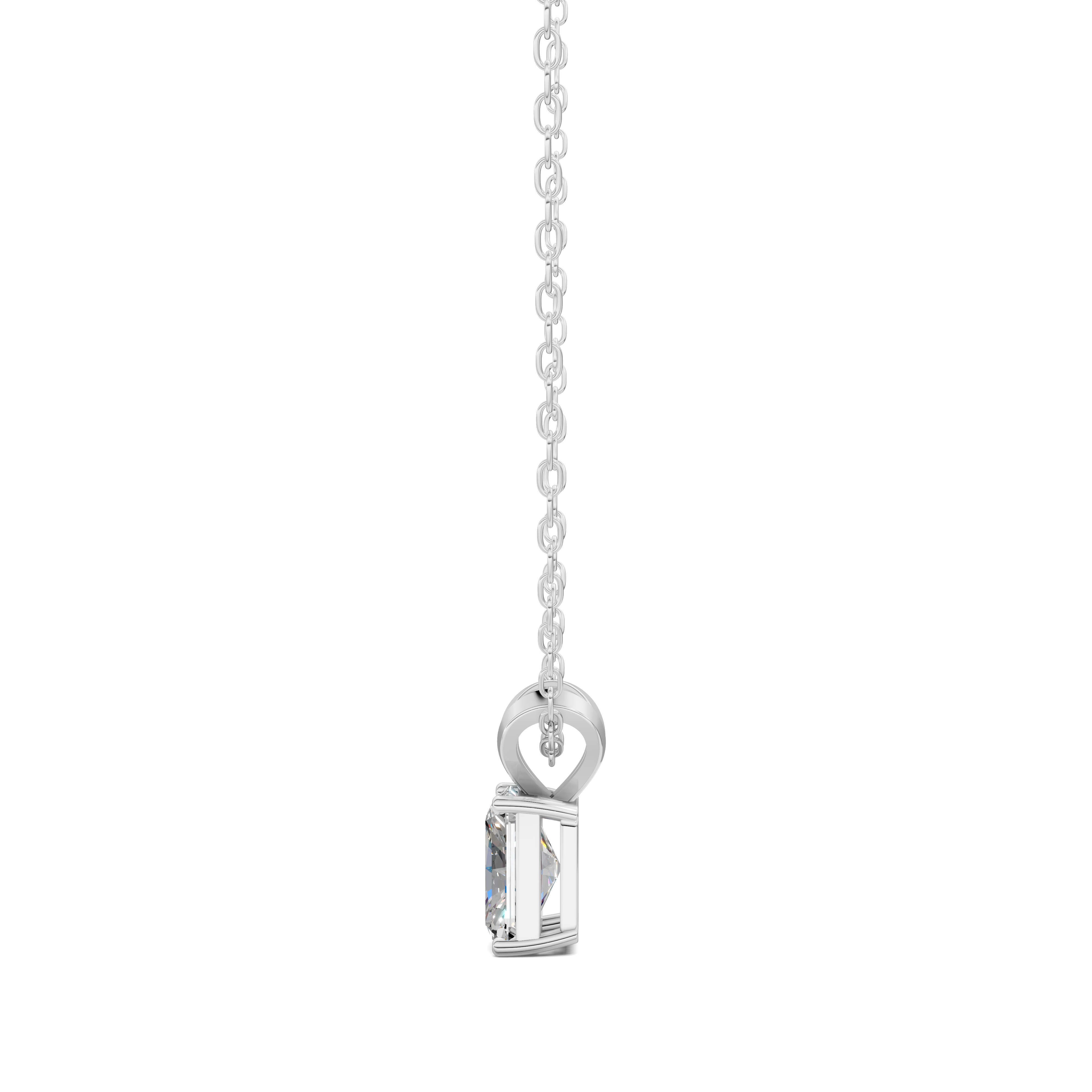Radiant Split Bail Diamond Pendant (1.50 CTW)