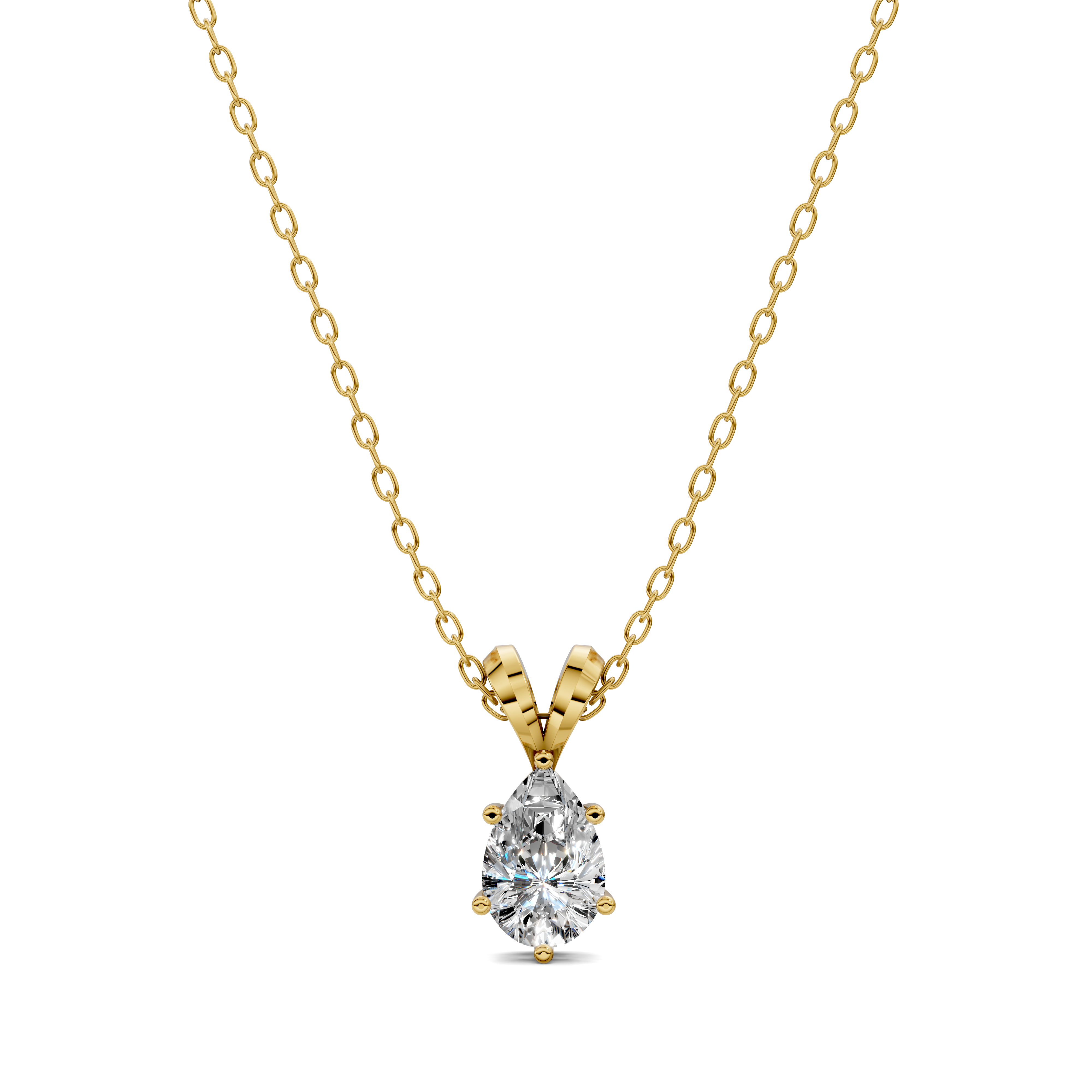 Pear Split Bail Diamond Pendant (1.50 CTW)