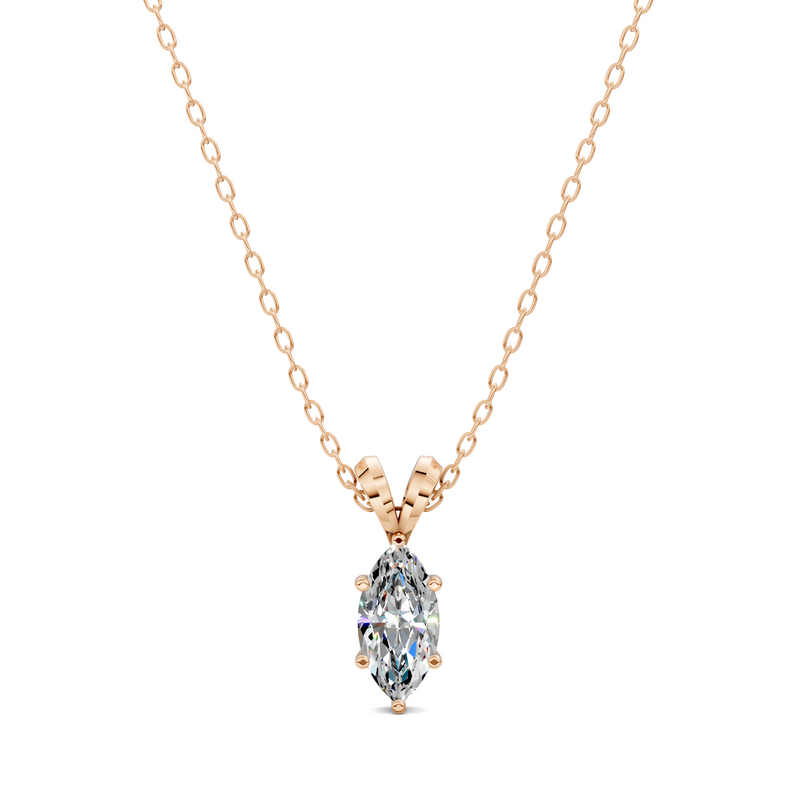 Marquise Split Bail Diamond Pendant (1.50 CTW)