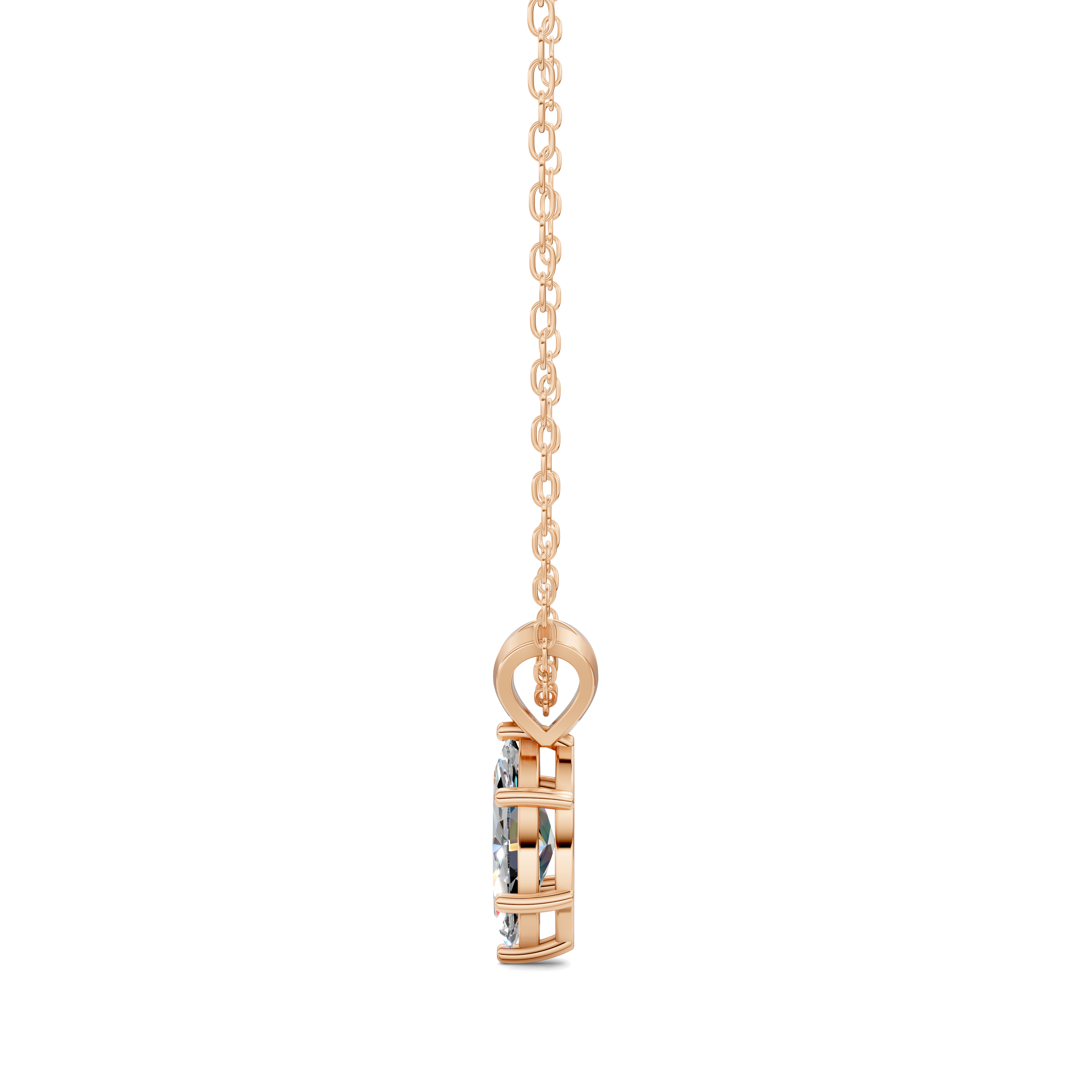 Marquise Split Bail Diamond Pendant (1.50 CTW)