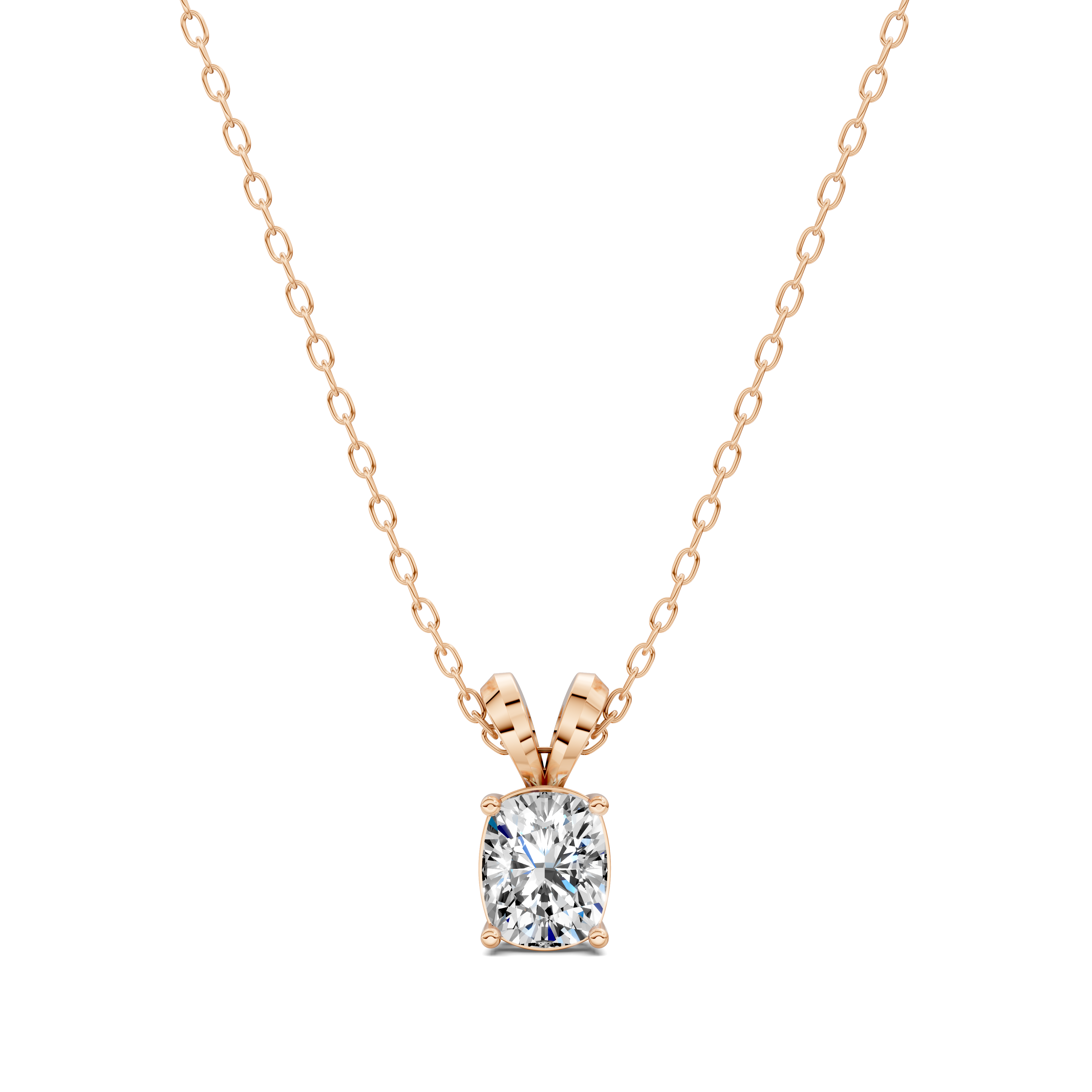 Cushion Split Bail Diamond Pendant (1.50 CTW)