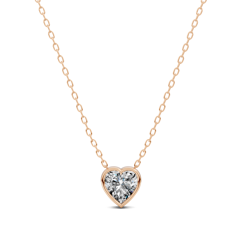 Cushion Bezel Diamond Pendant (1.50 CTW)
