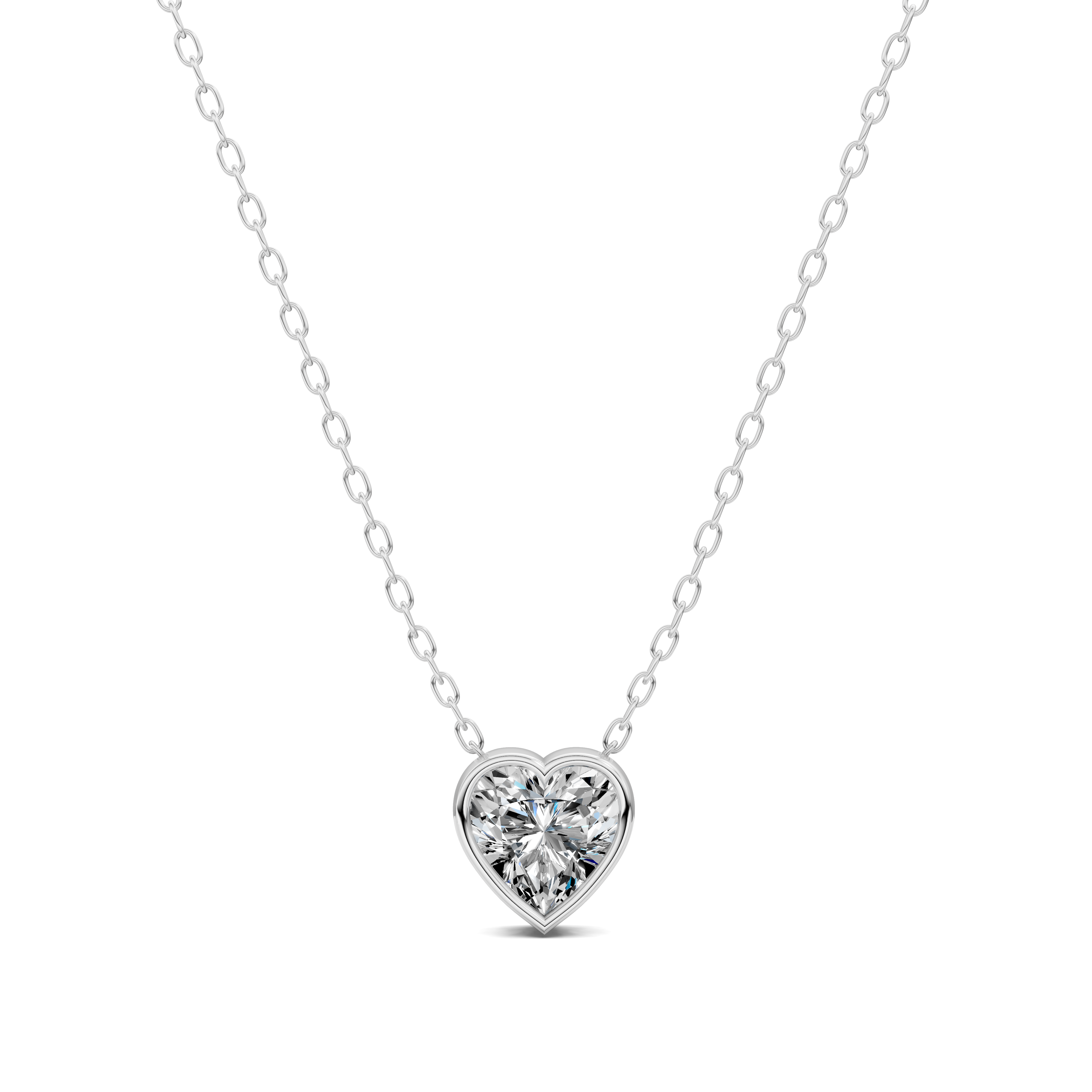 Cushion Bezel Diamond Pendant (1.50 CTW)