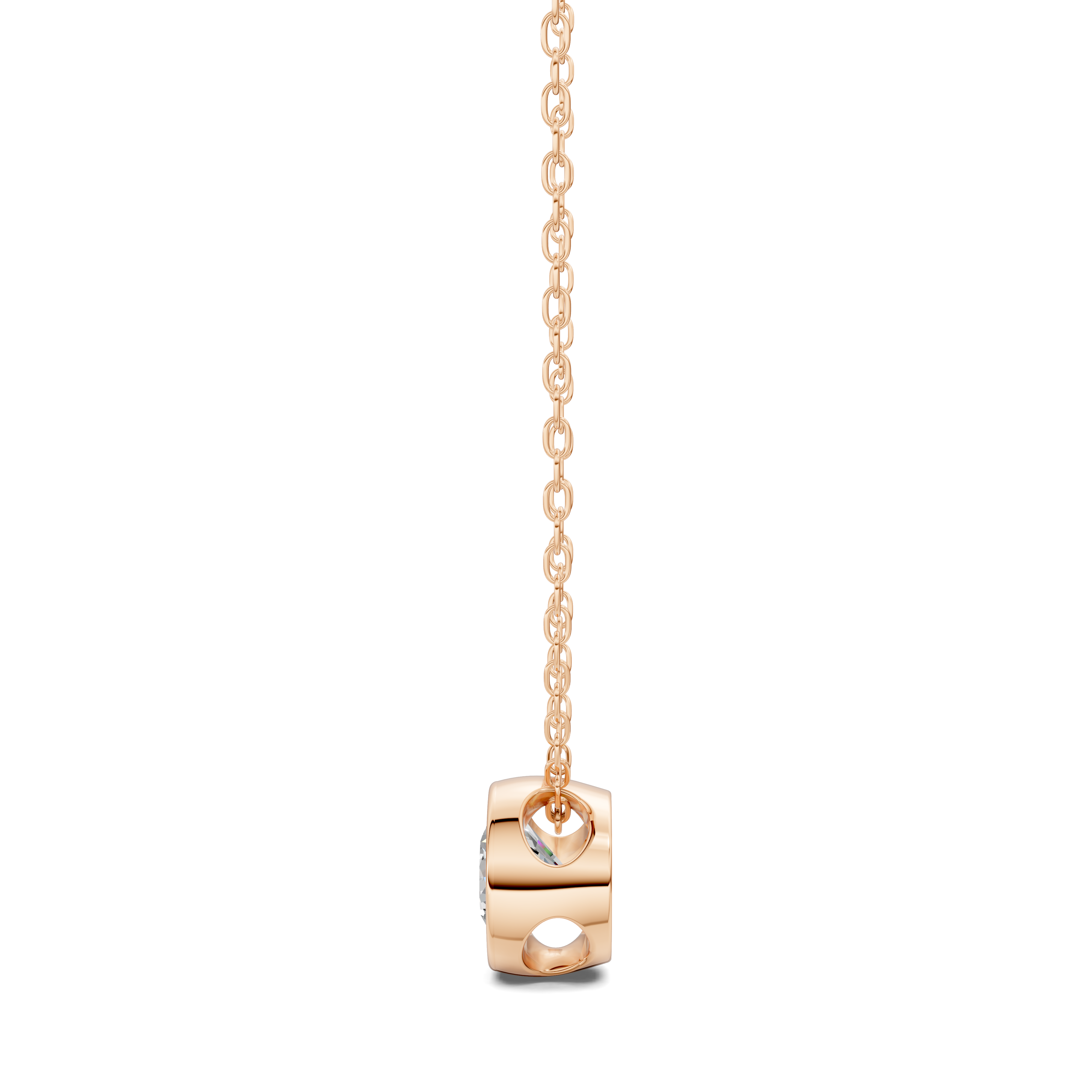 Round Bezel Diamond Pendant (1.50 CTW)