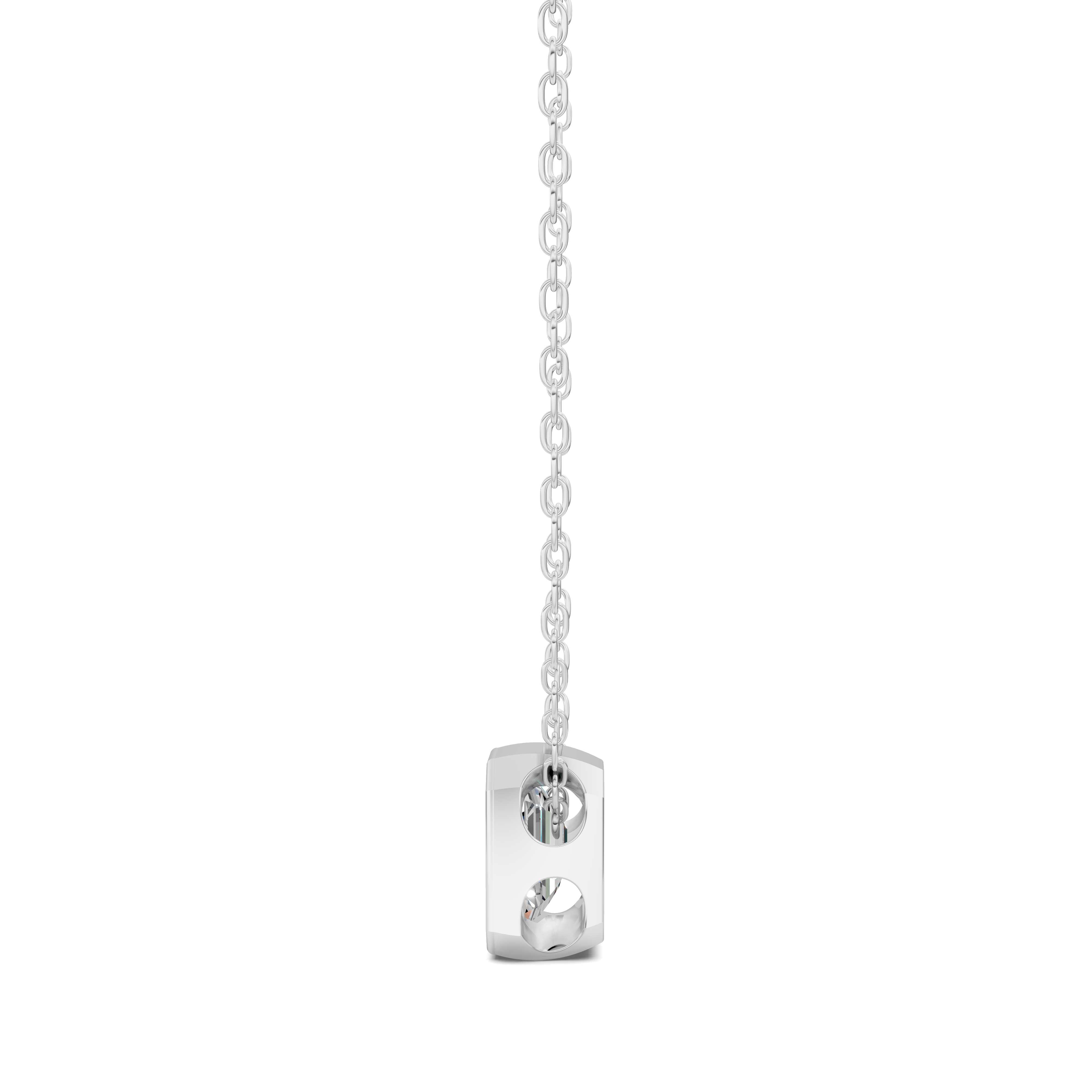 Emerald Bezel Diamond Pendant (1.50 CTW)