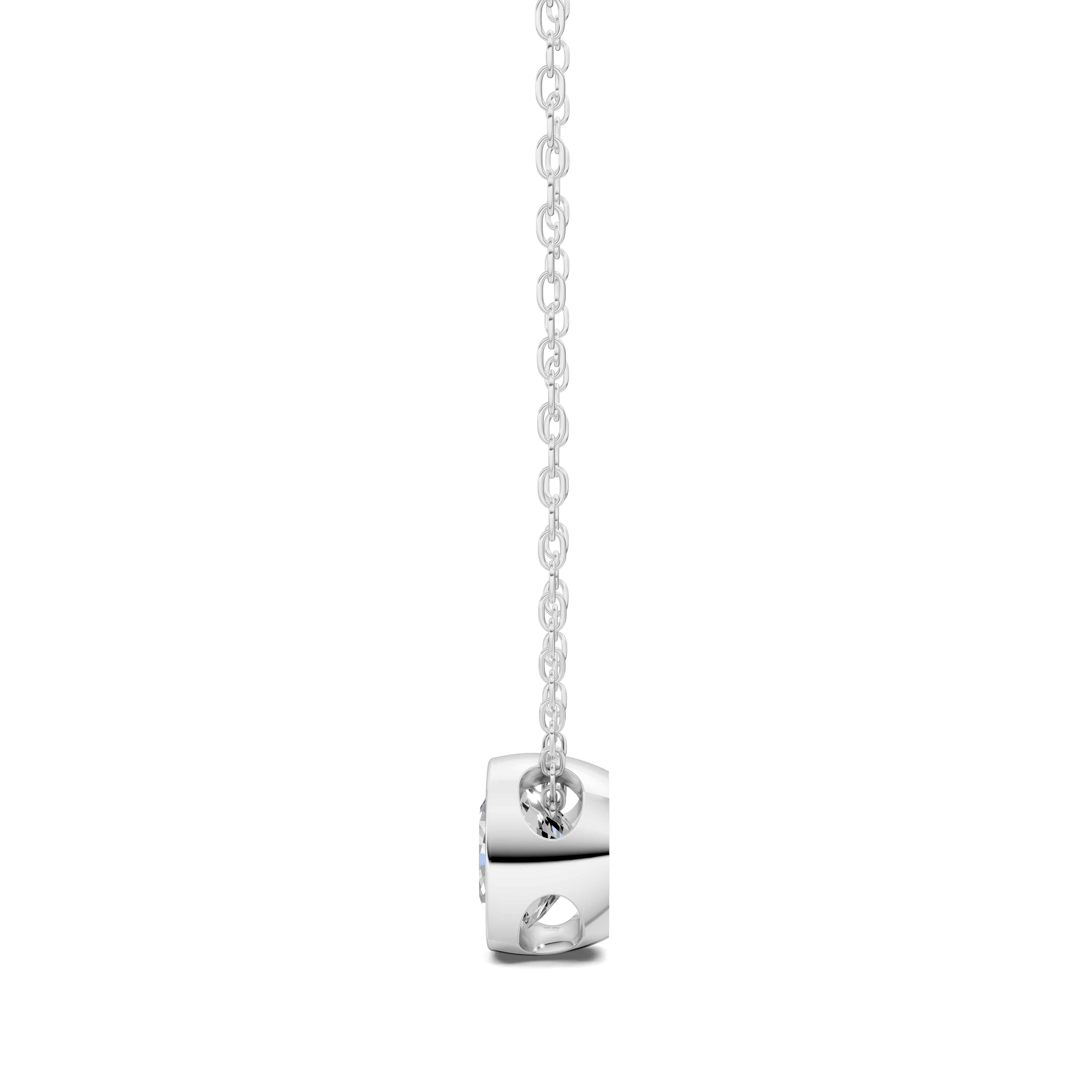 Cushion Bezel Diamond Pendant (1.50 CTW)
