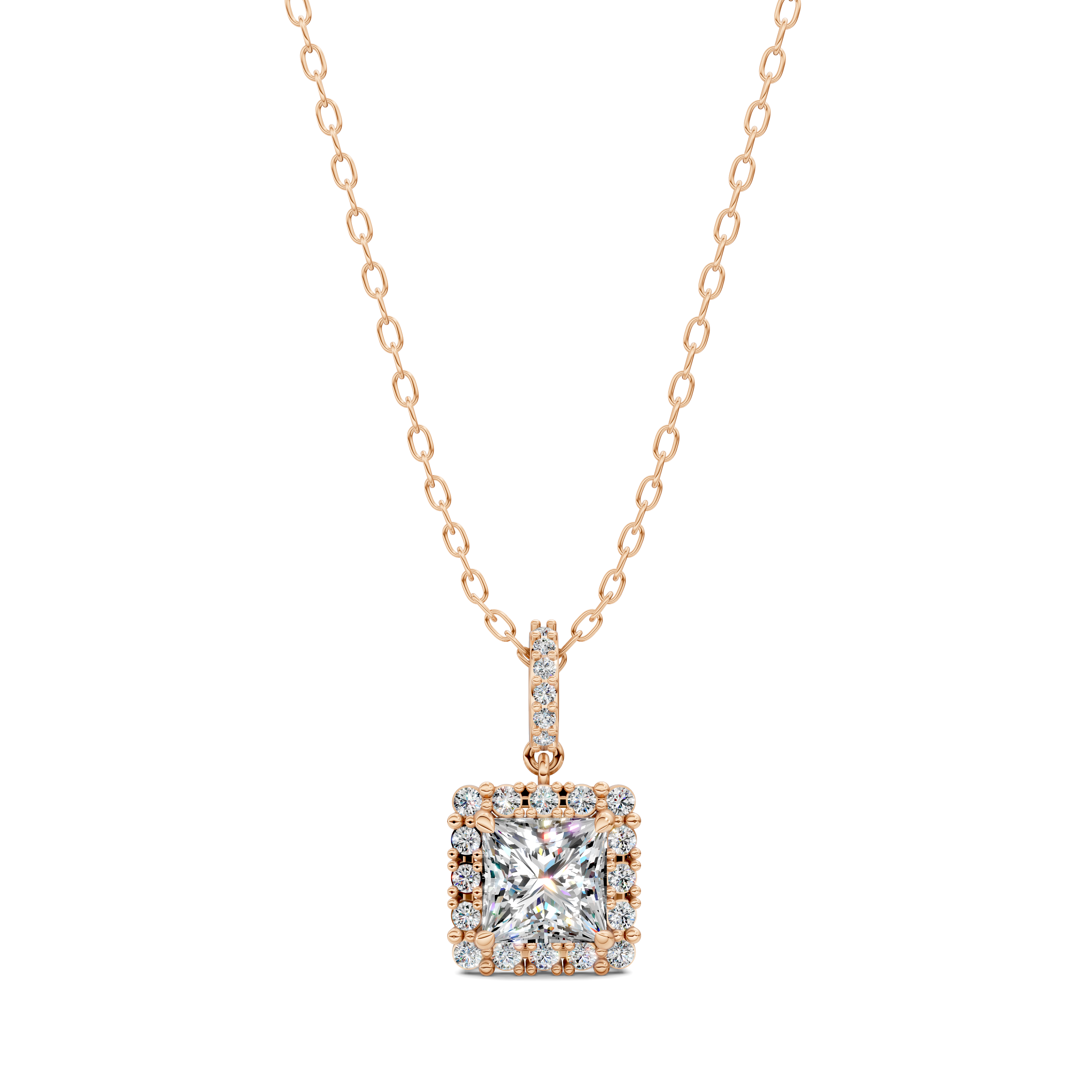 Princess Halo Pendant (1.50 CTW)