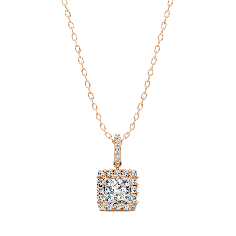 Princess Halo Pendant (1.50 CTW)
