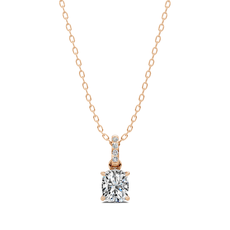 Cushion Pavé Bail Pendant (1.50 CTW)