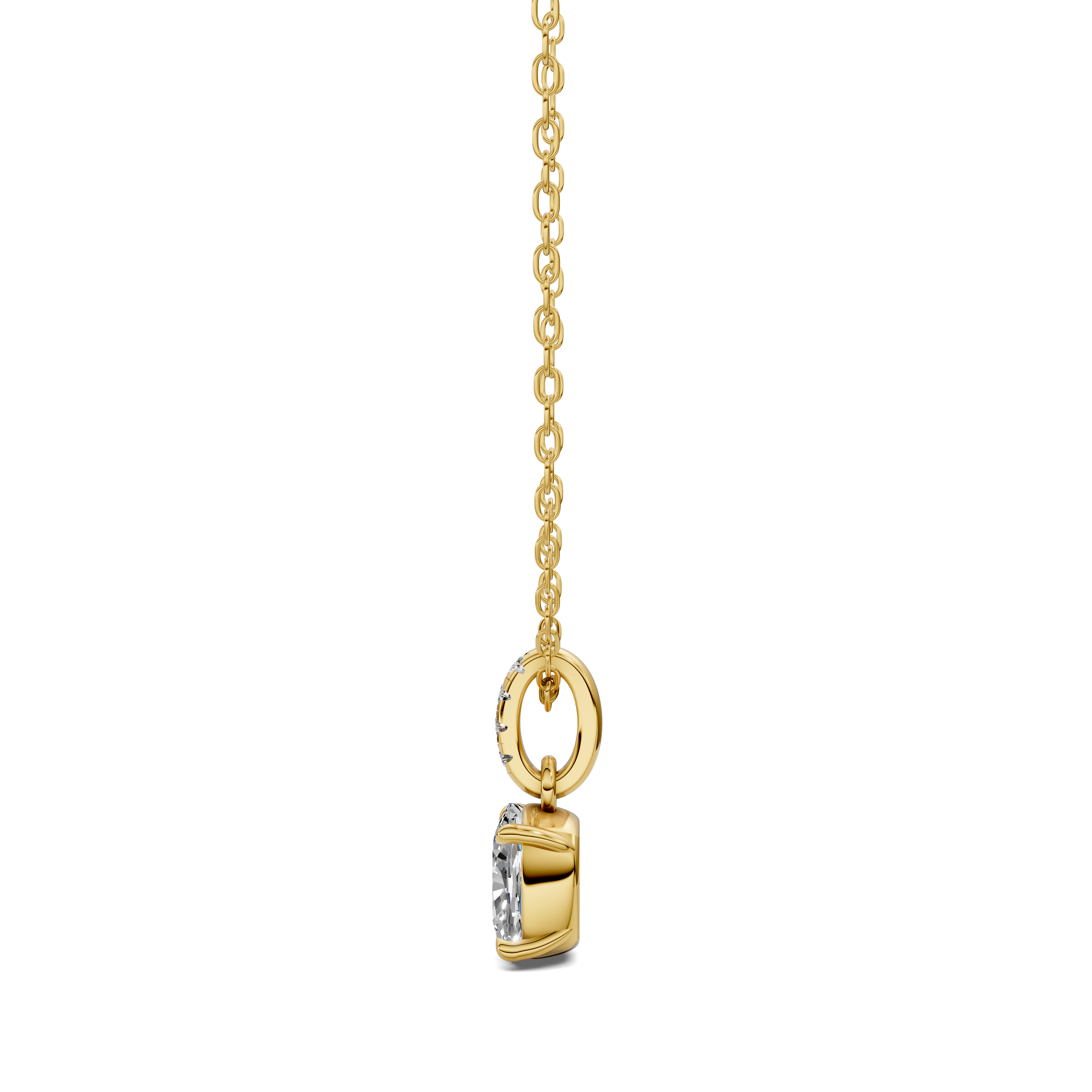 Cushion Pavé Bail Pendant (1.50 CTW)