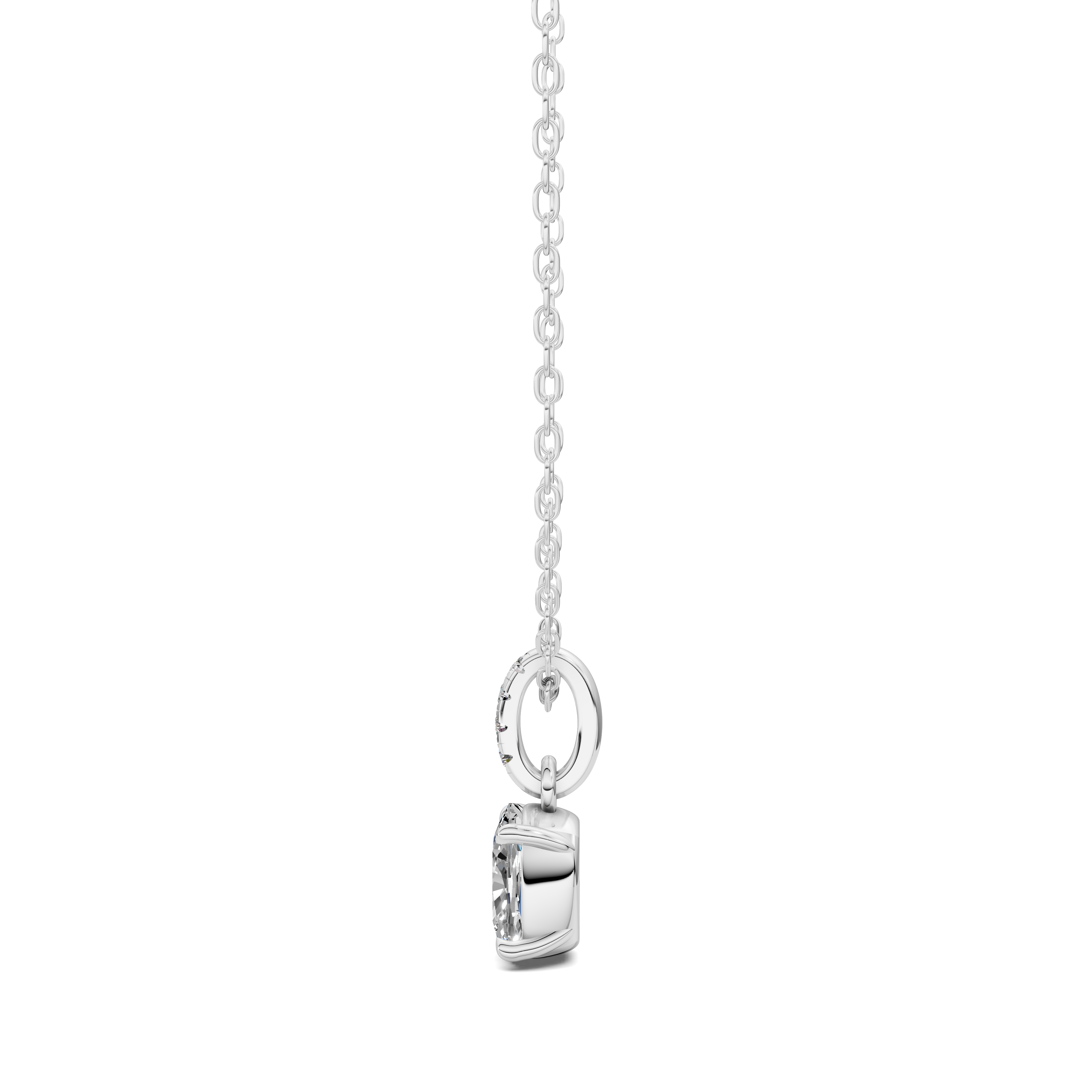 Cushion Pavé Bail Pendant (1.50 CTW)