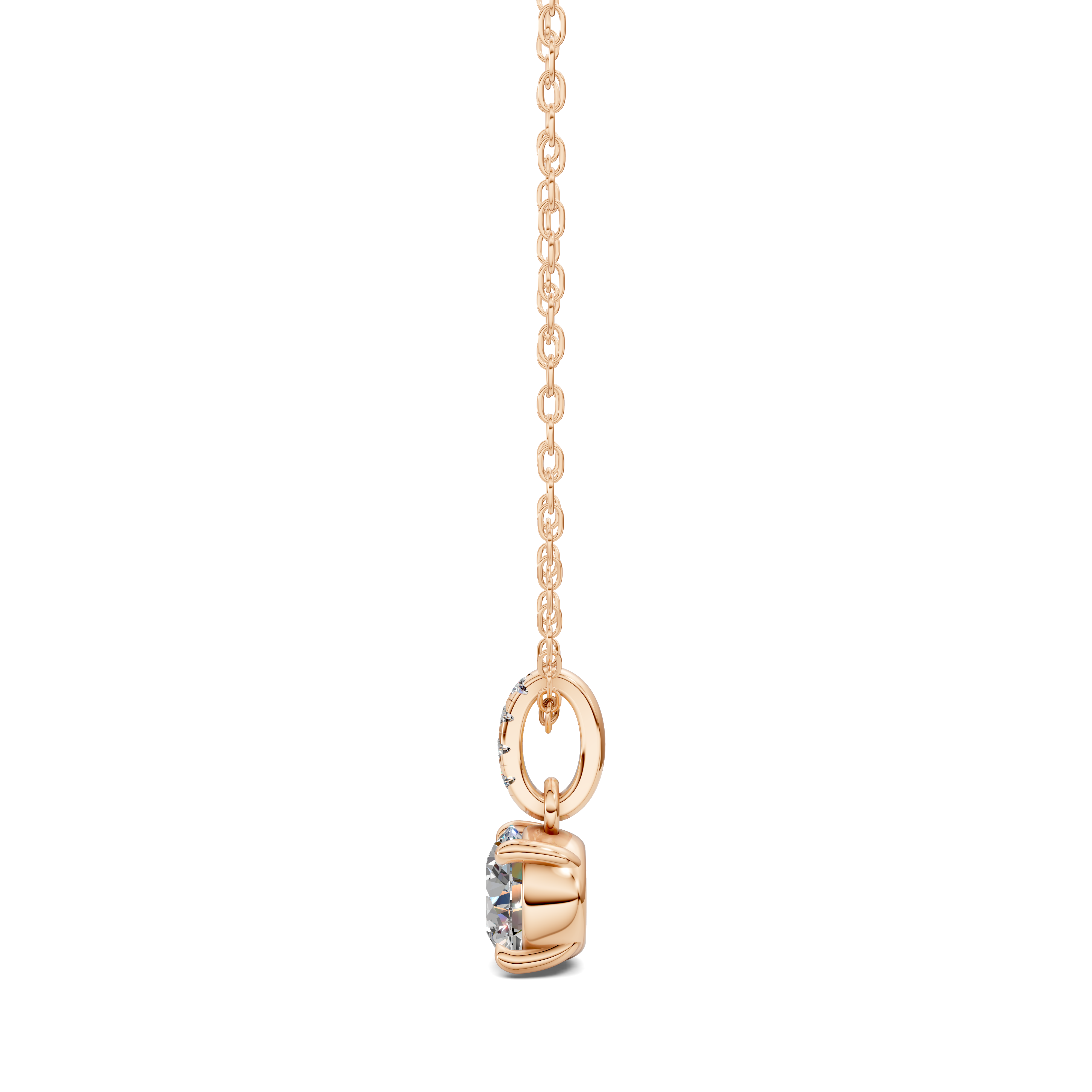 Round Pavé Bail Pendant (1.50 CTW)