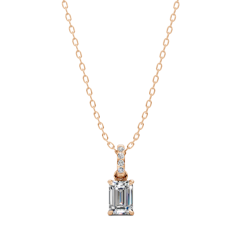 Emerald Pavé Bail Pendant (1.50 CTW)