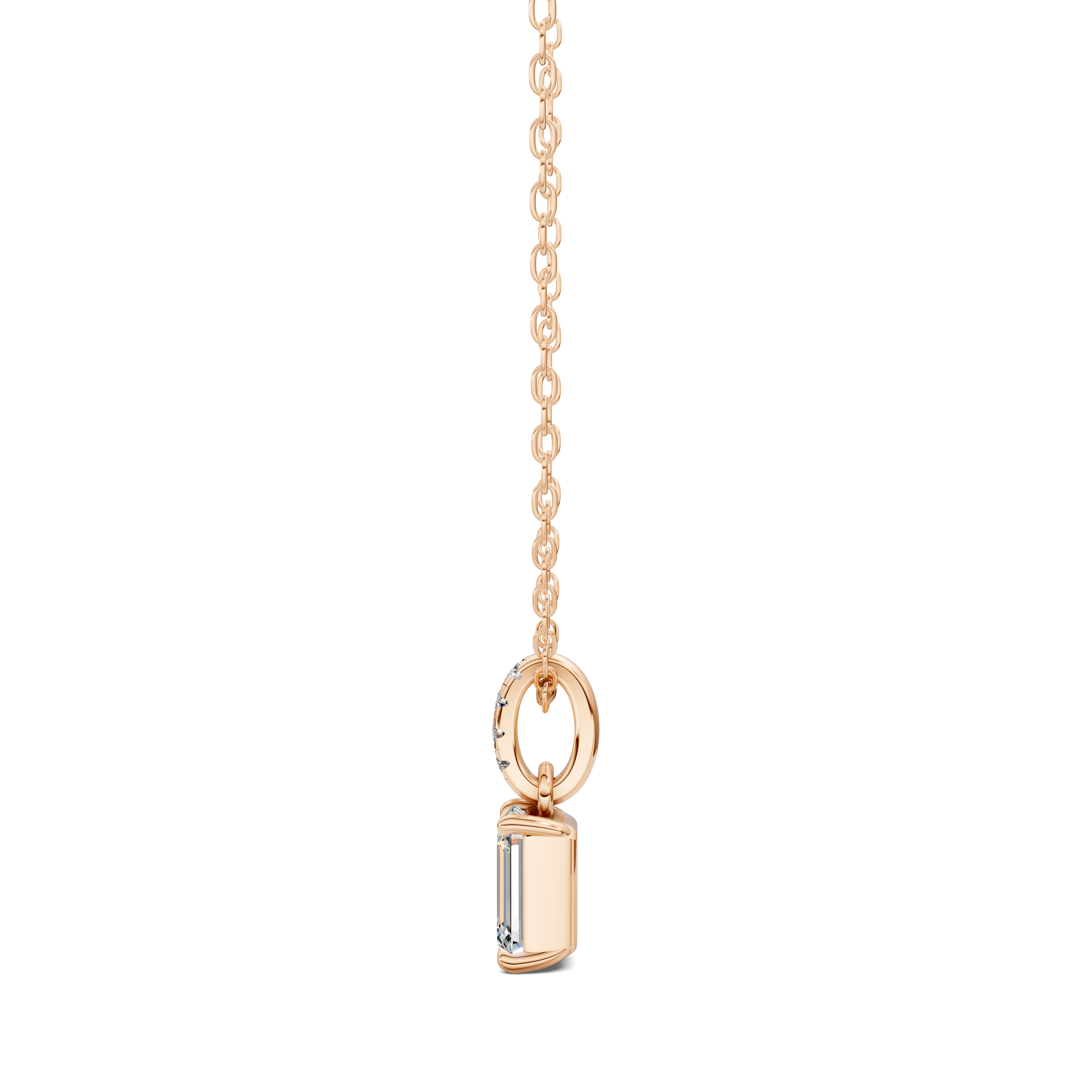 Emerald Pavé Bail Pendant (1.50 CTW)