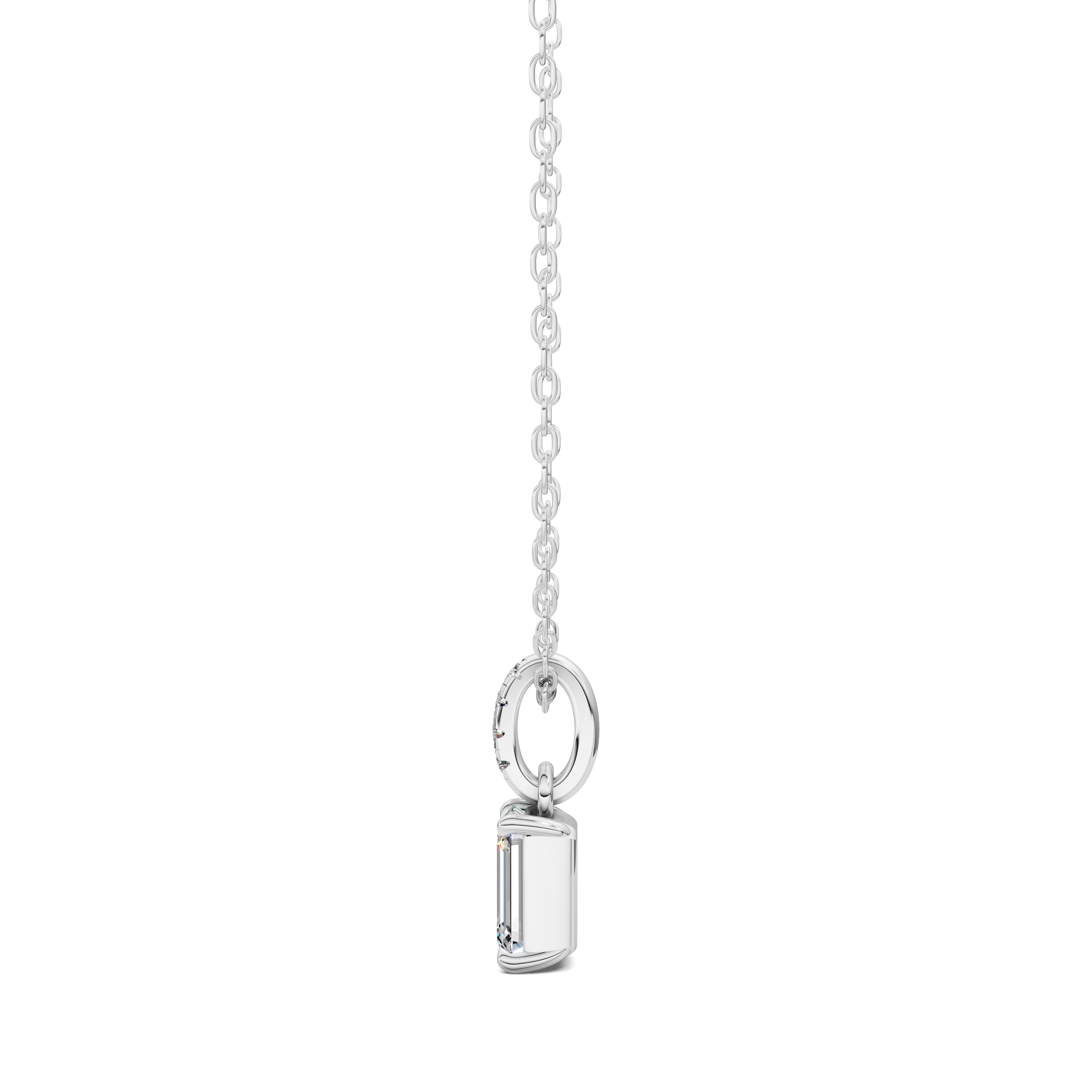Emerald Pavé Bail Pendant (1.50 CTW)