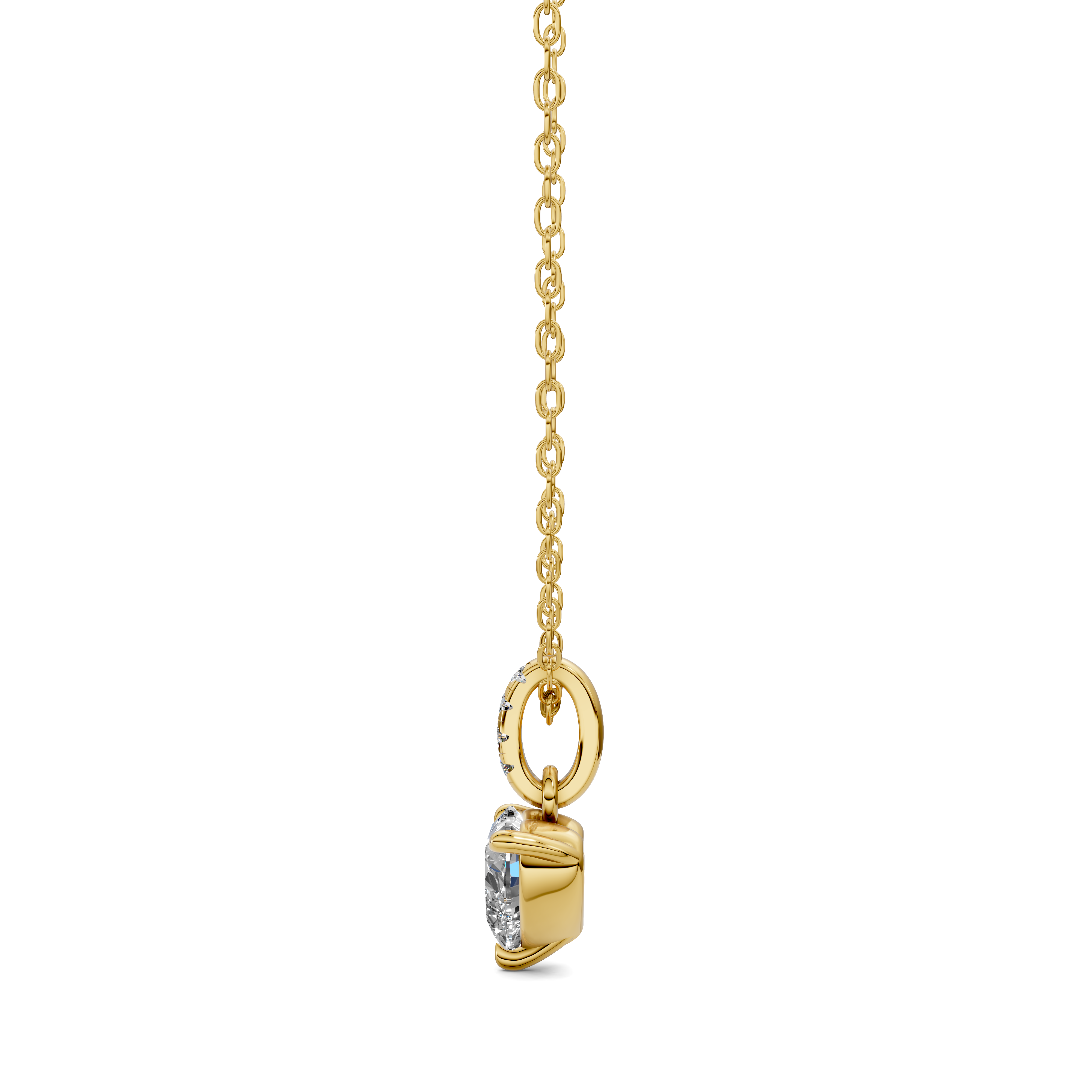 Heart Pavé Bail Pendant (1.50 CTW)