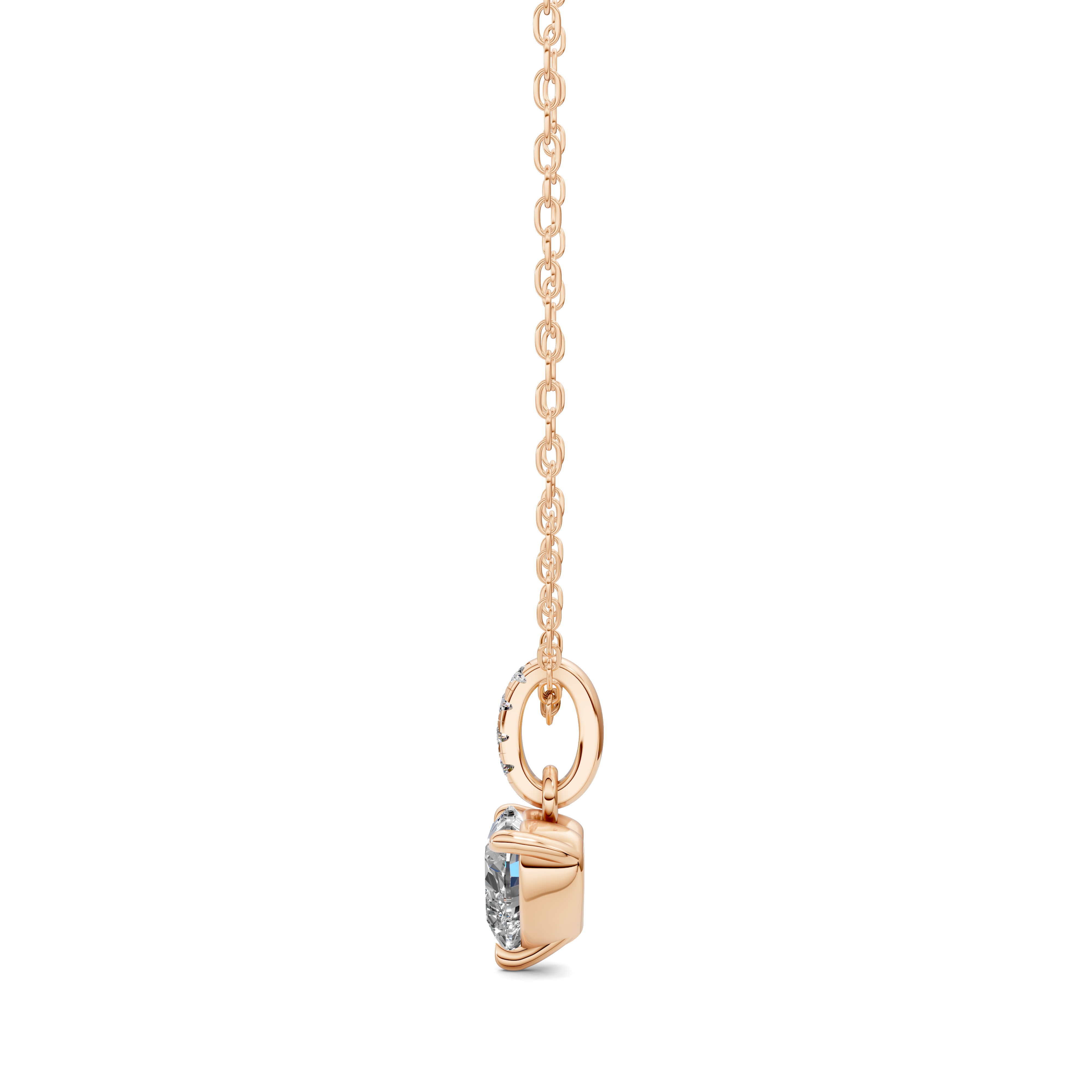 Heart Pavé Bail Pendant (1.50 CTW)
