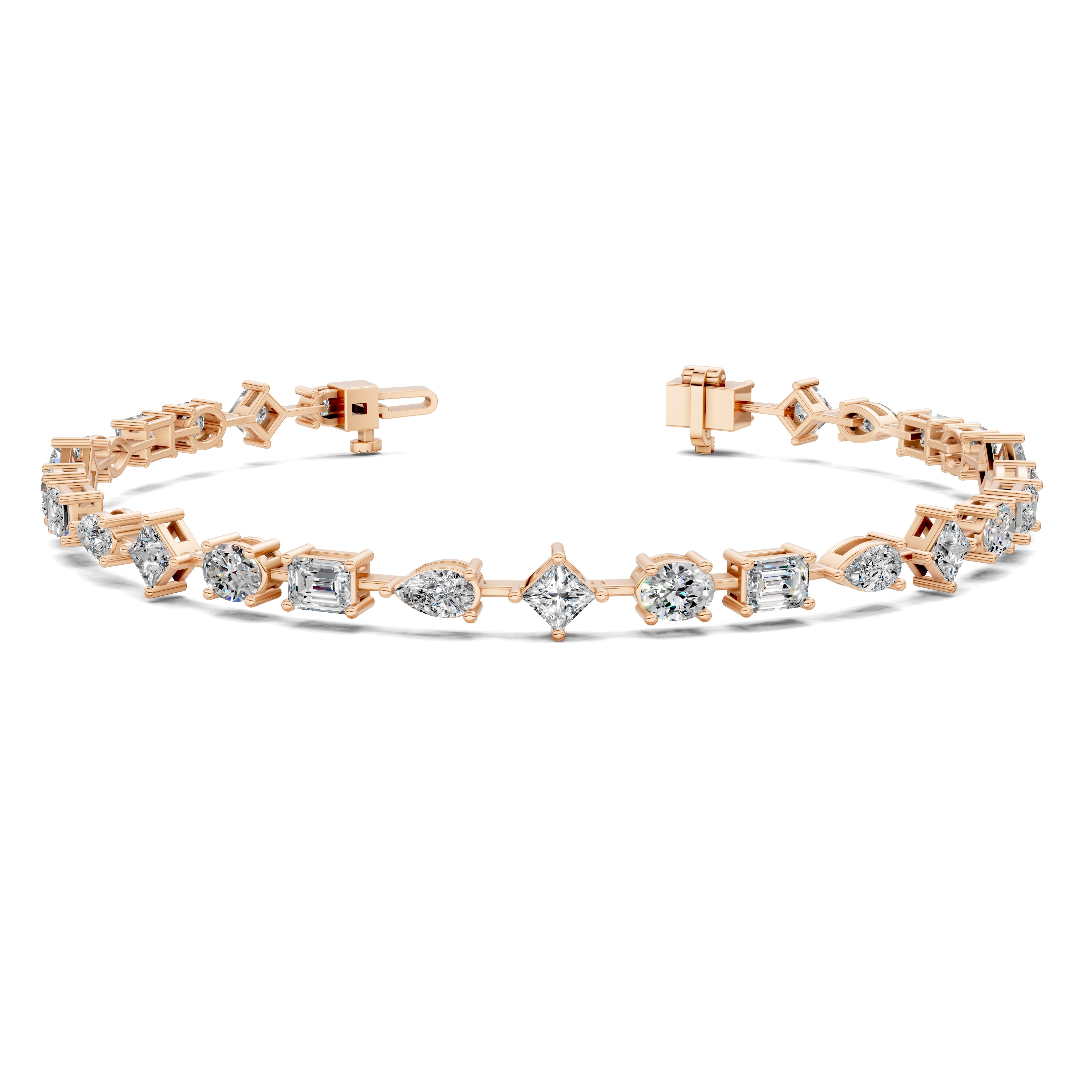 Harper Mixed-Shape Tennis Bracelet