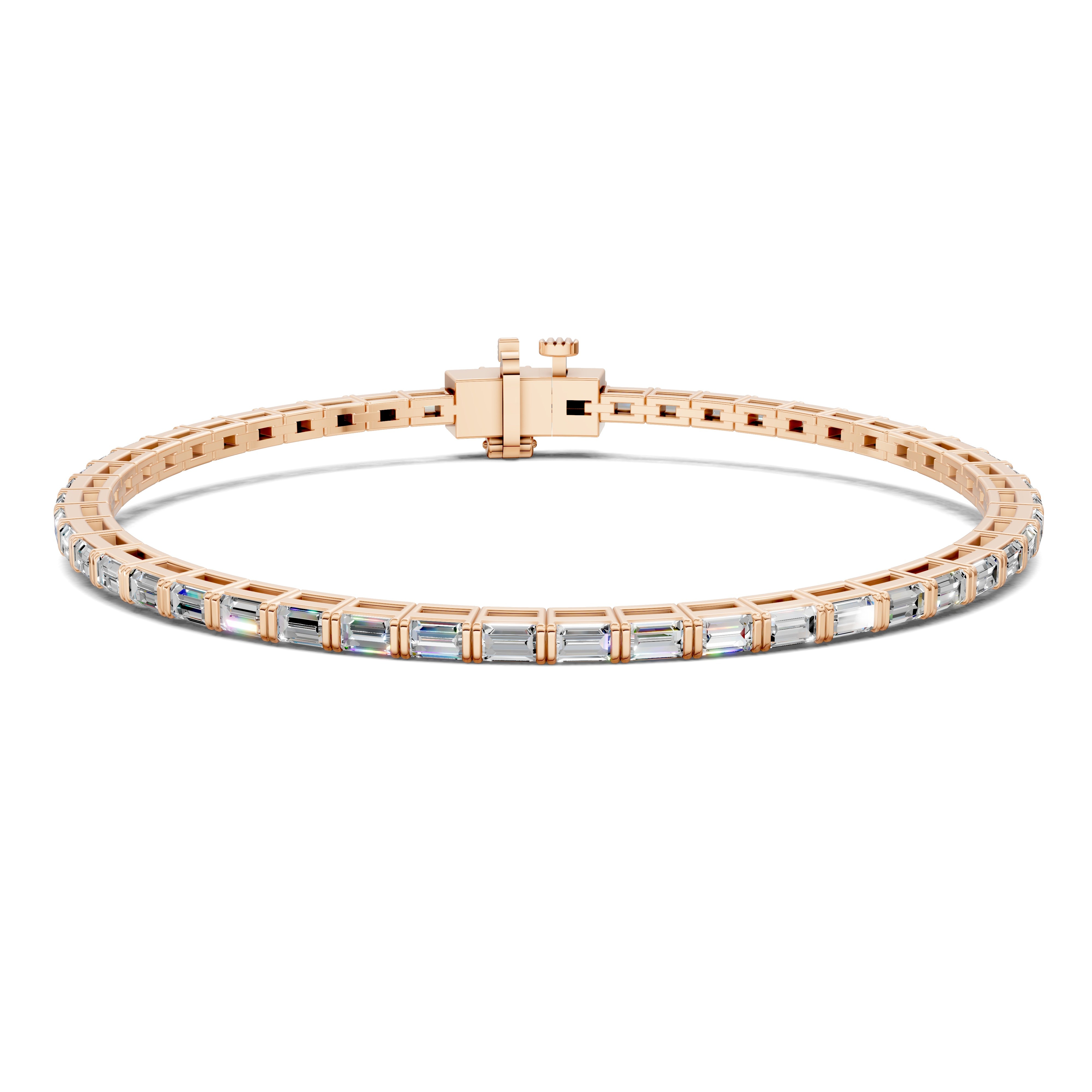 Chloe East-West Baguette Tennis Bracelet