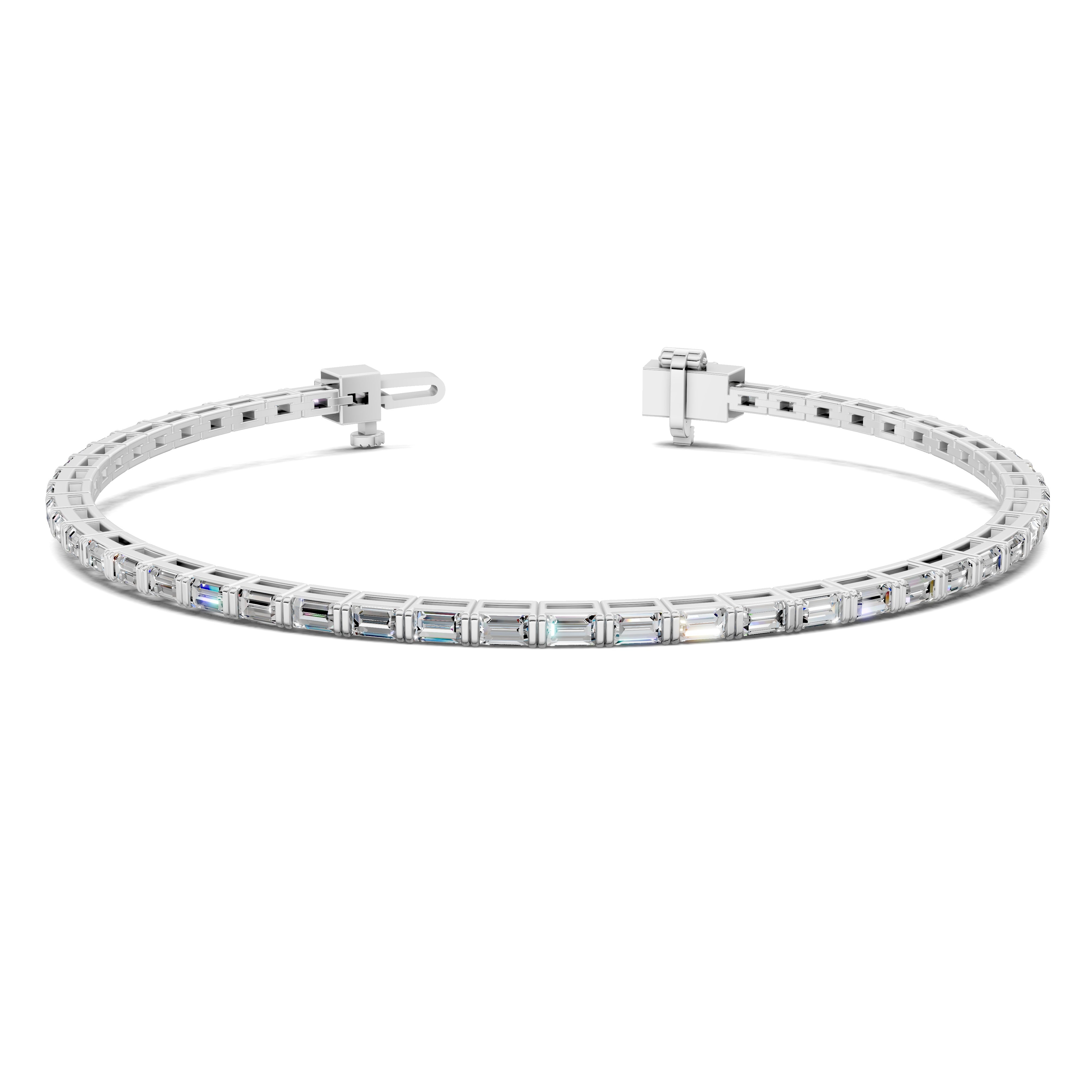 Chloe East-West Baguette Tennis Bracelet