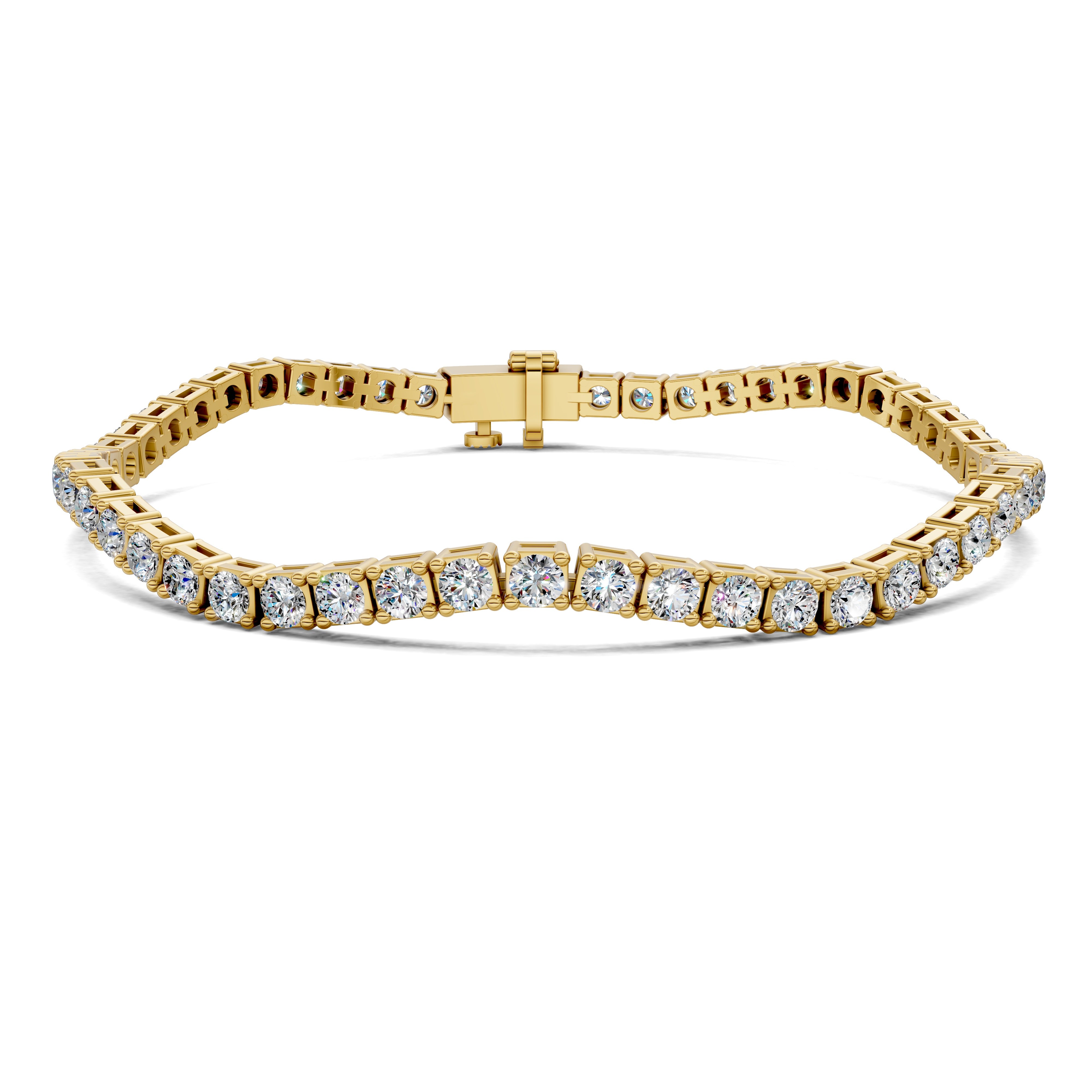 Sienna Wavy Tennis Bracelet