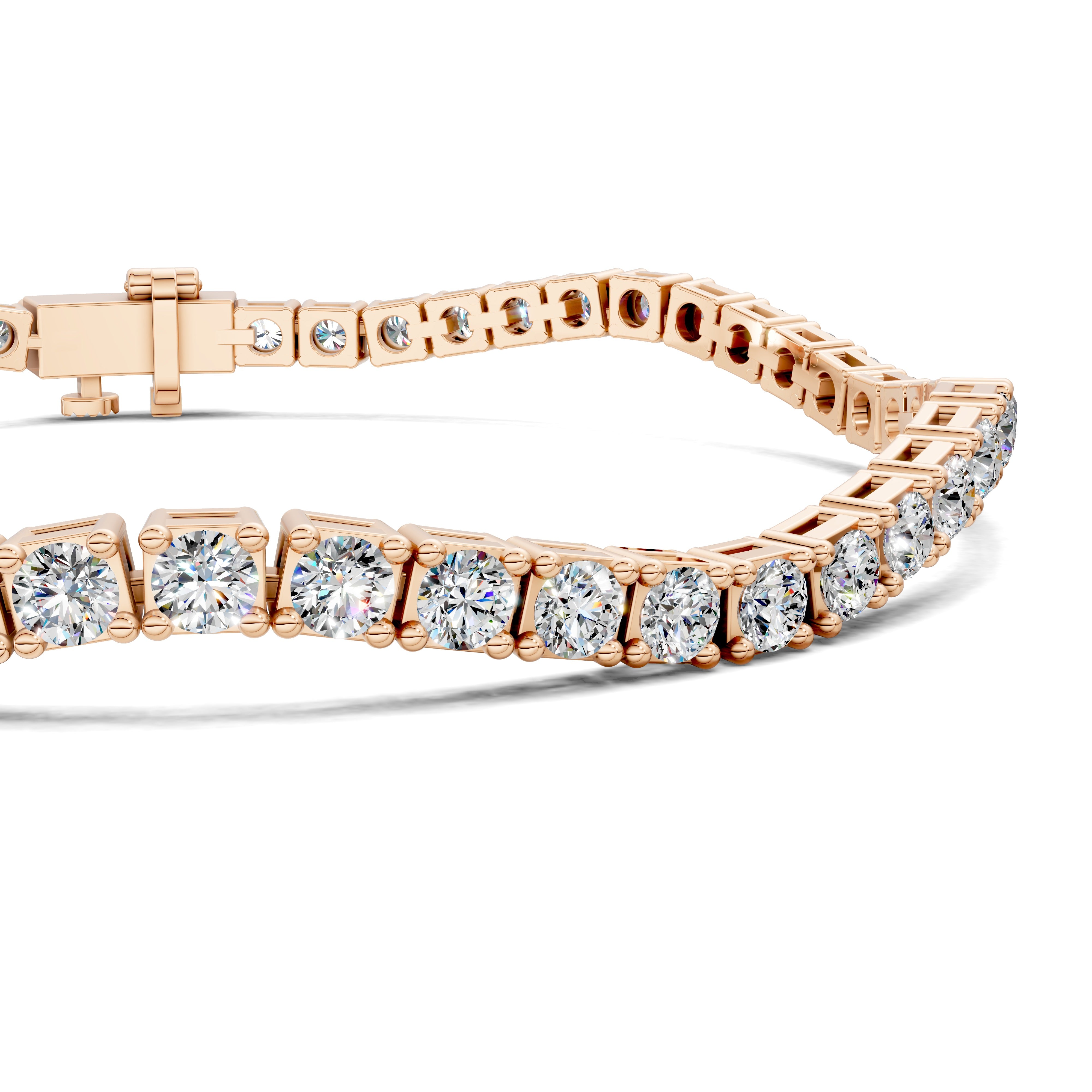 Sienna Wavy Tennis Bracelet