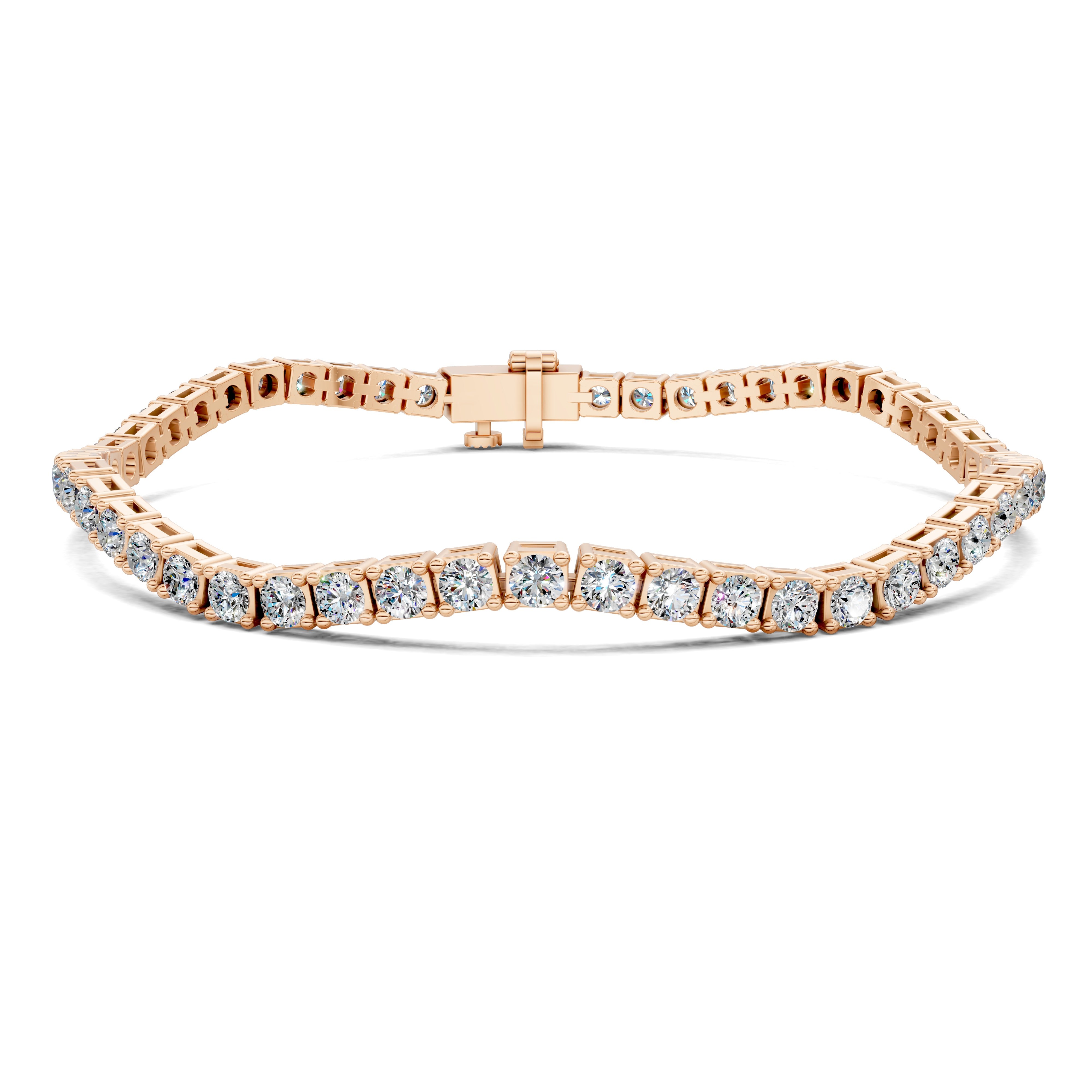 Sienna Wavy Tennis Bracelet