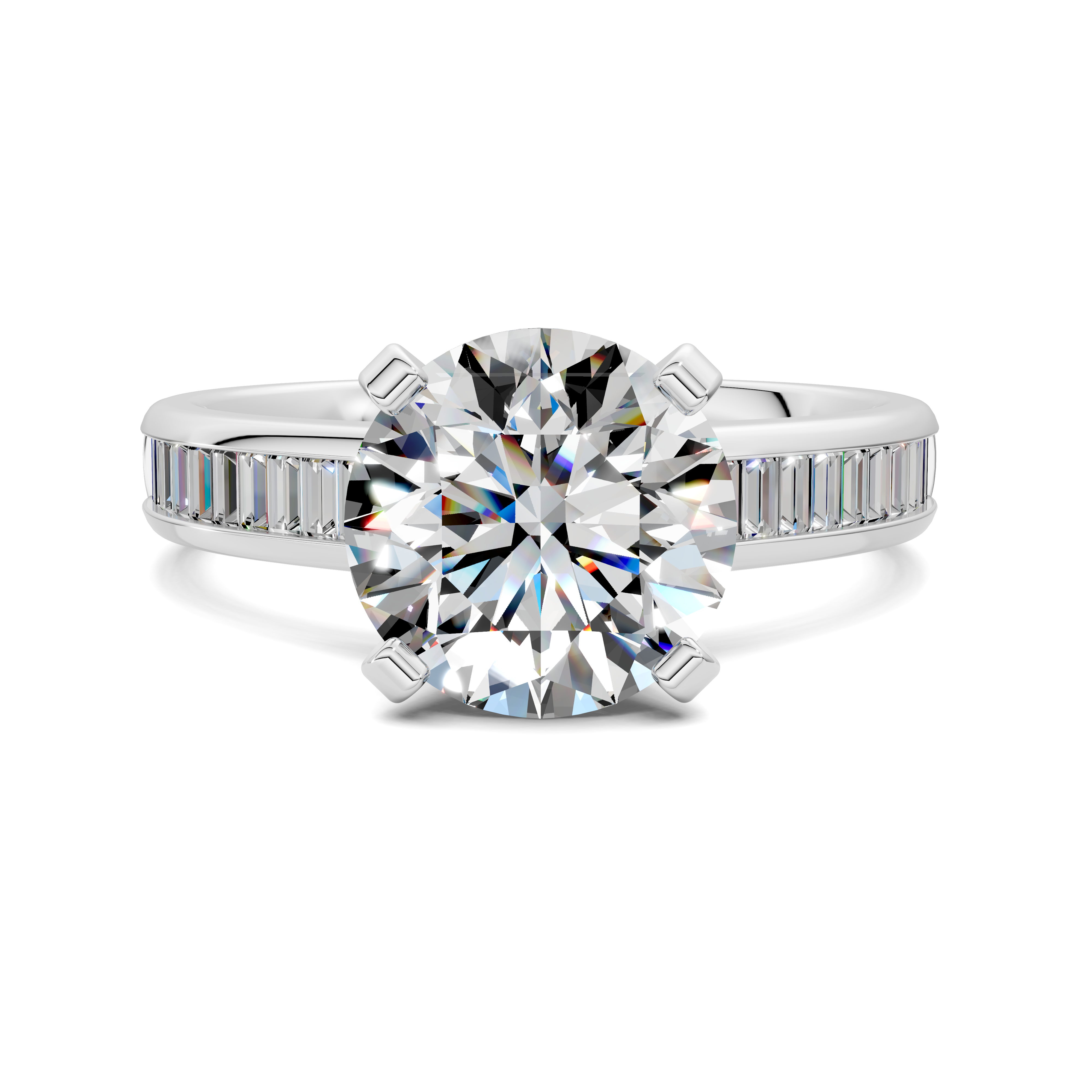 Paige Baguette Channel Set Ring