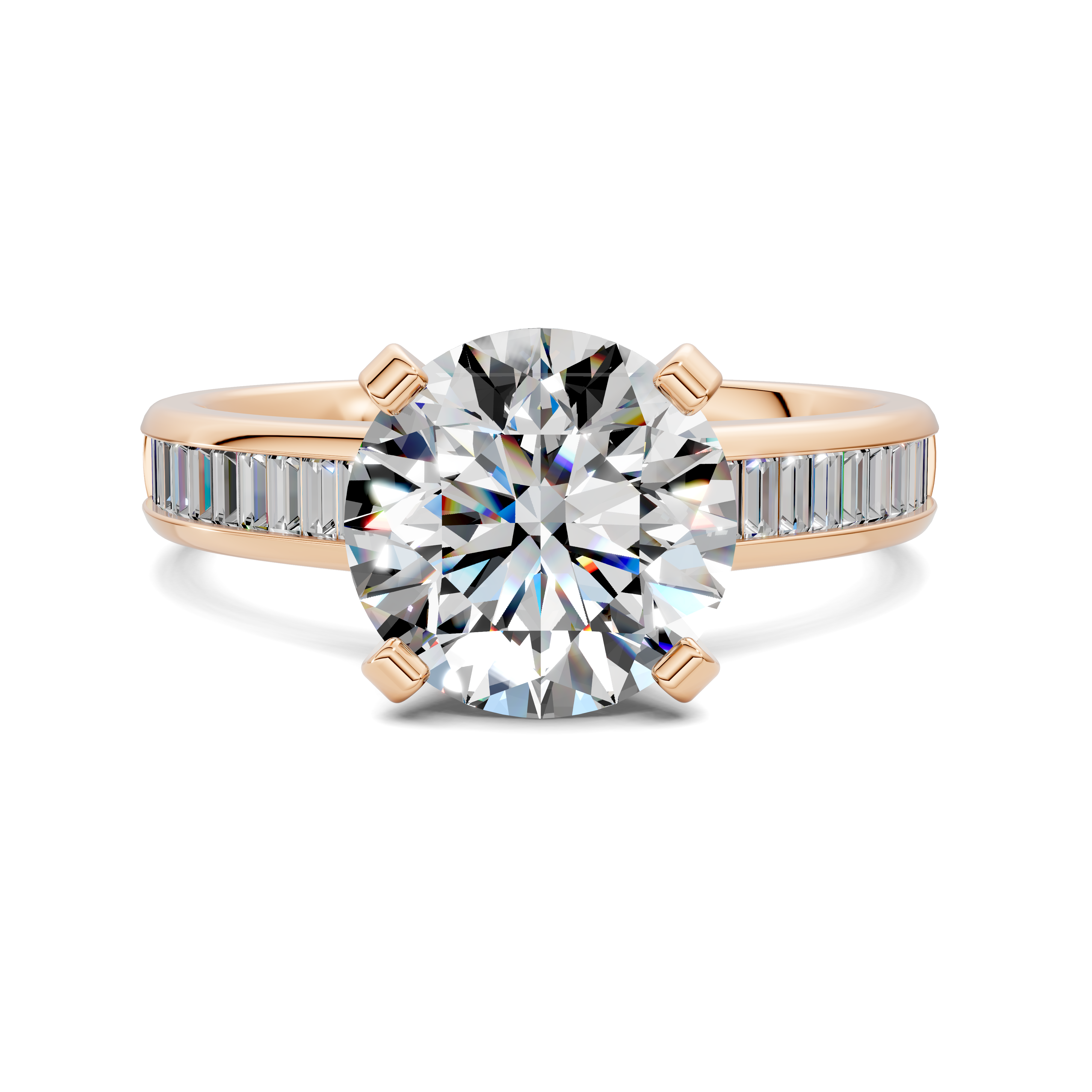 Paige Baguette Channel Set Ring