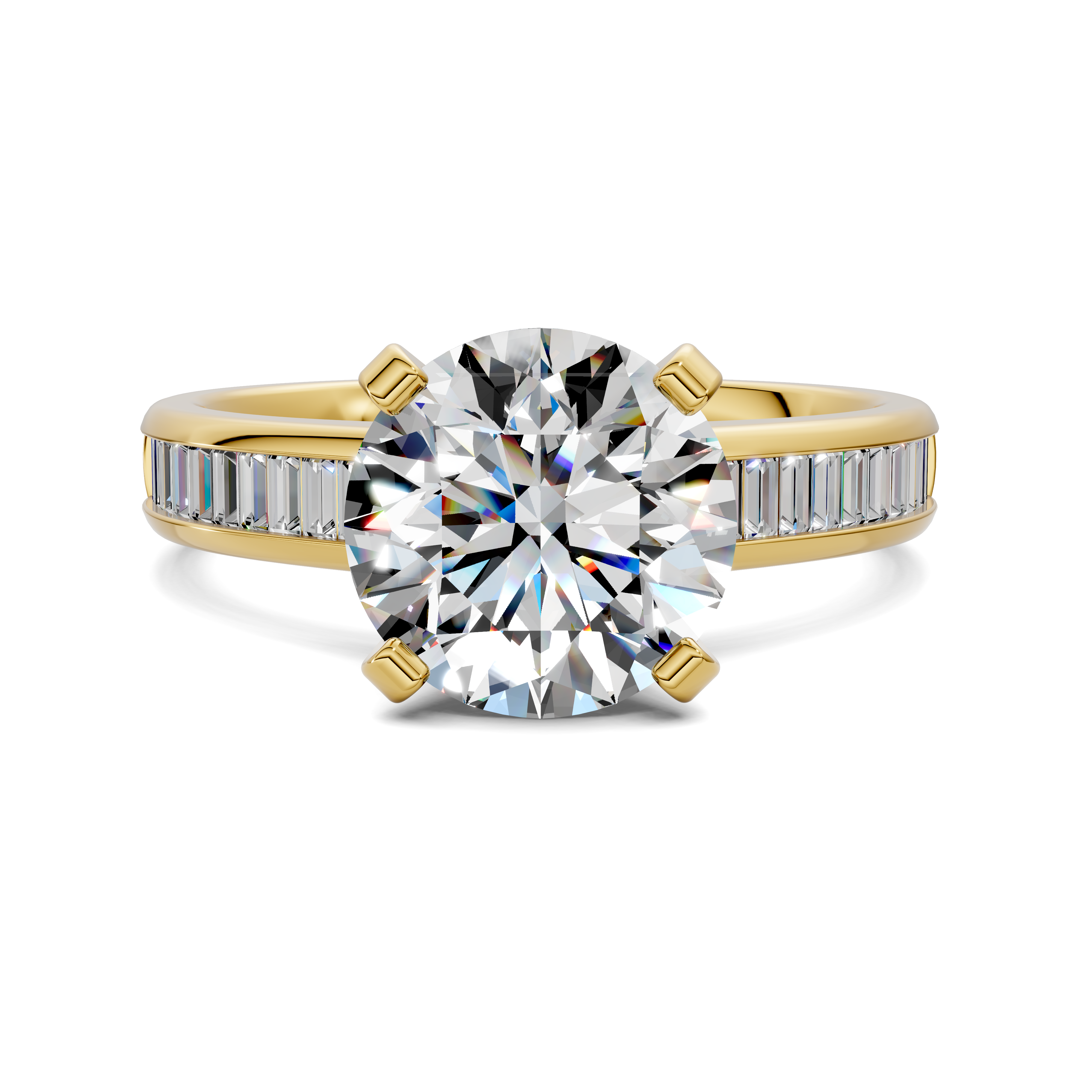 Paige Baguette Channel Set Ring