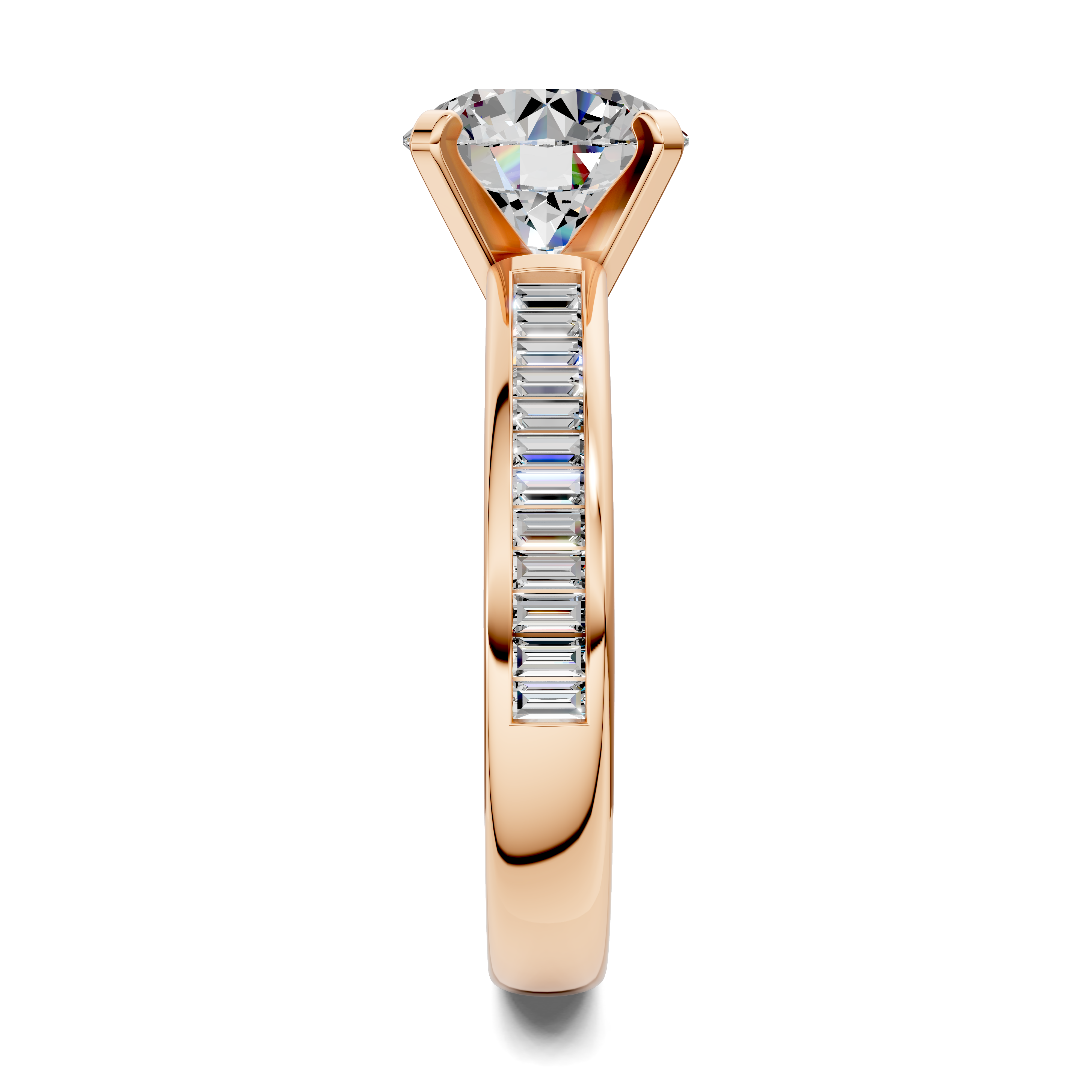 Paige Baguette Channel Set Ring