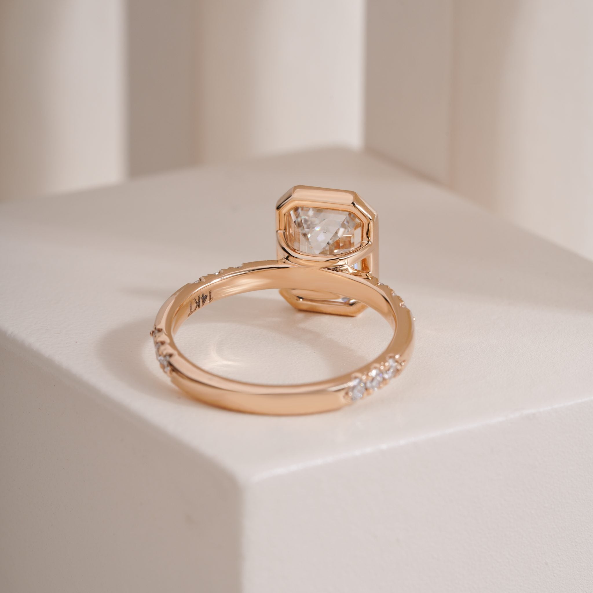 The Seraphelle Emerald Bezel Ring