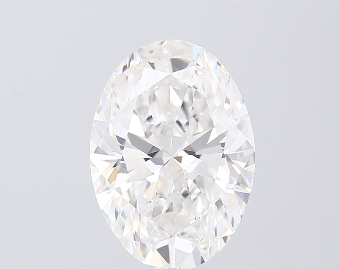 5.04ct Oval, Lab Grown Diamond (Colour E, Clarity VVS2, IGI Certified)